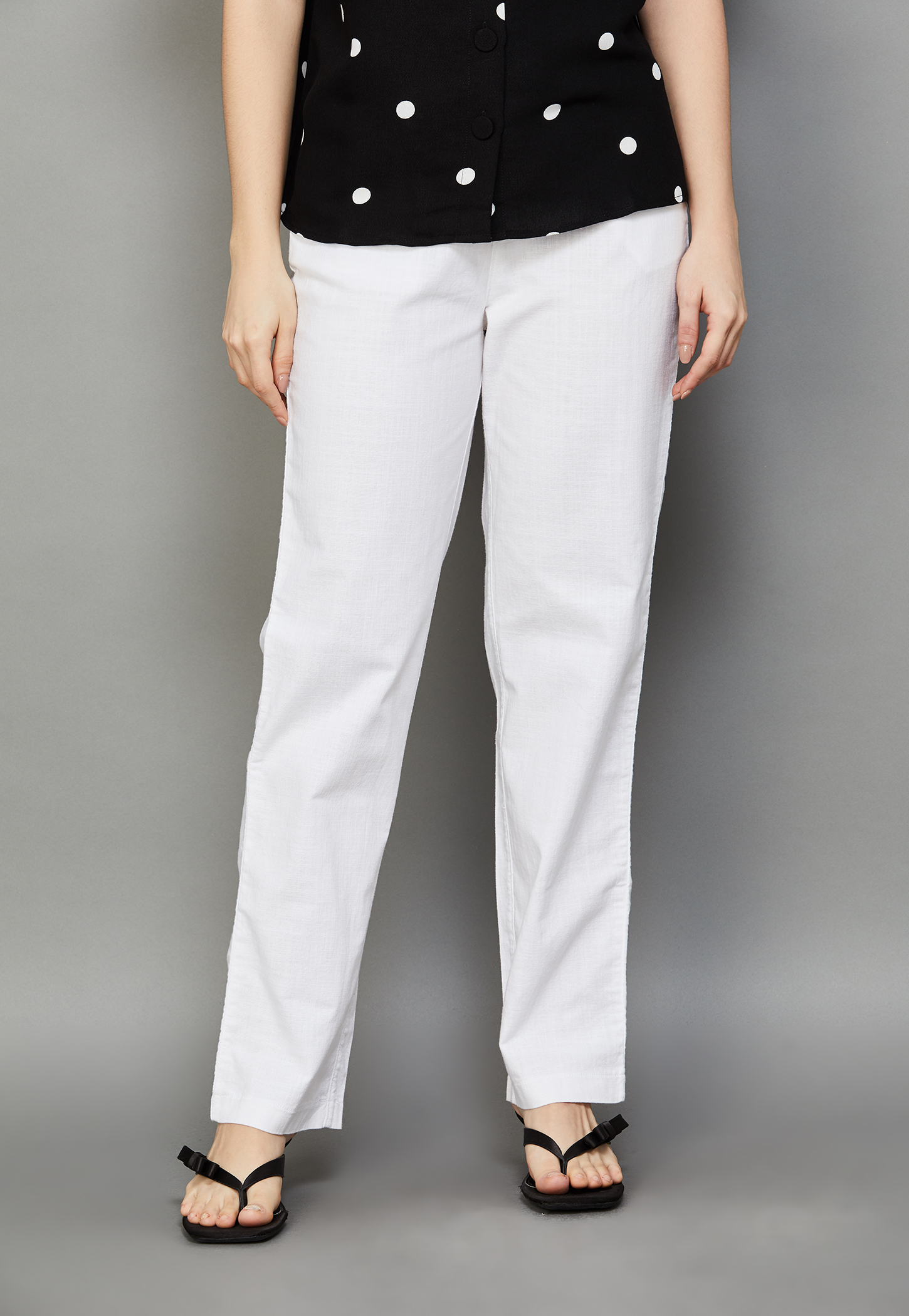 XPOSE Straight Fit Trousers-image-8