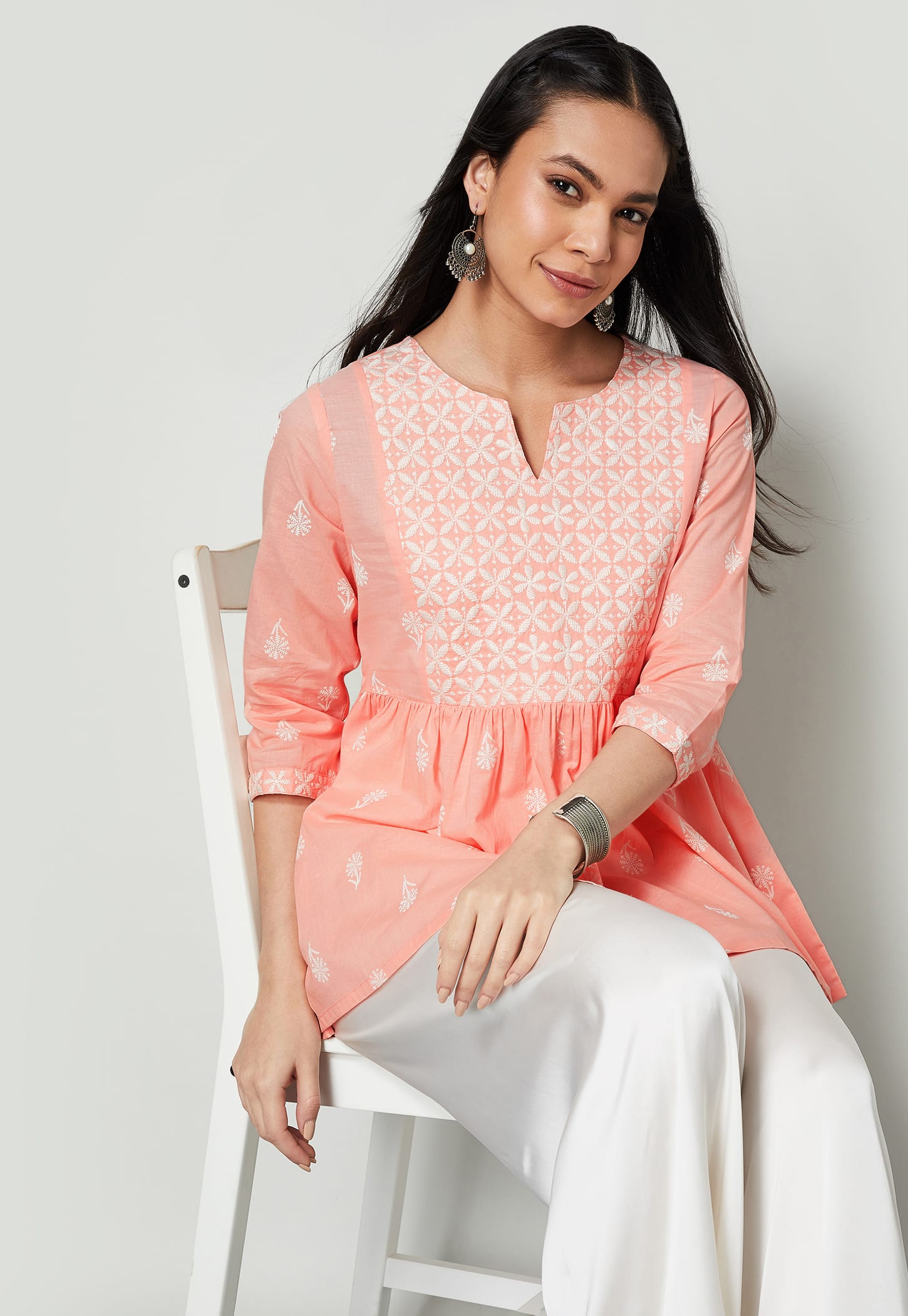 MELANGE Embroidered Tunic-image-11