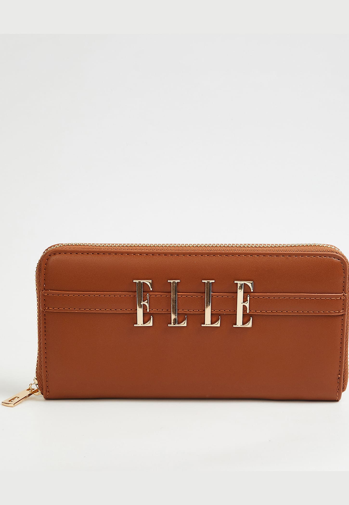 ELLE Solid Zip Around Wallet-picture-28