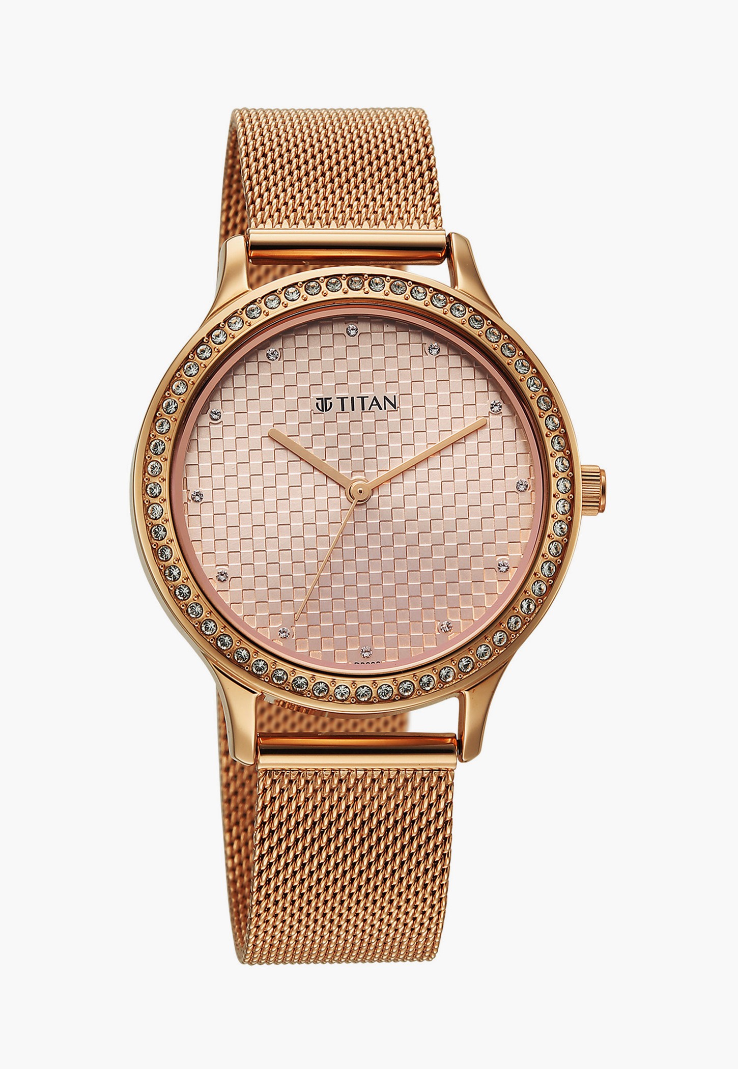 TITAN Purple Superheads Analog Mesh Strap Watch - 2634WM06-image-30