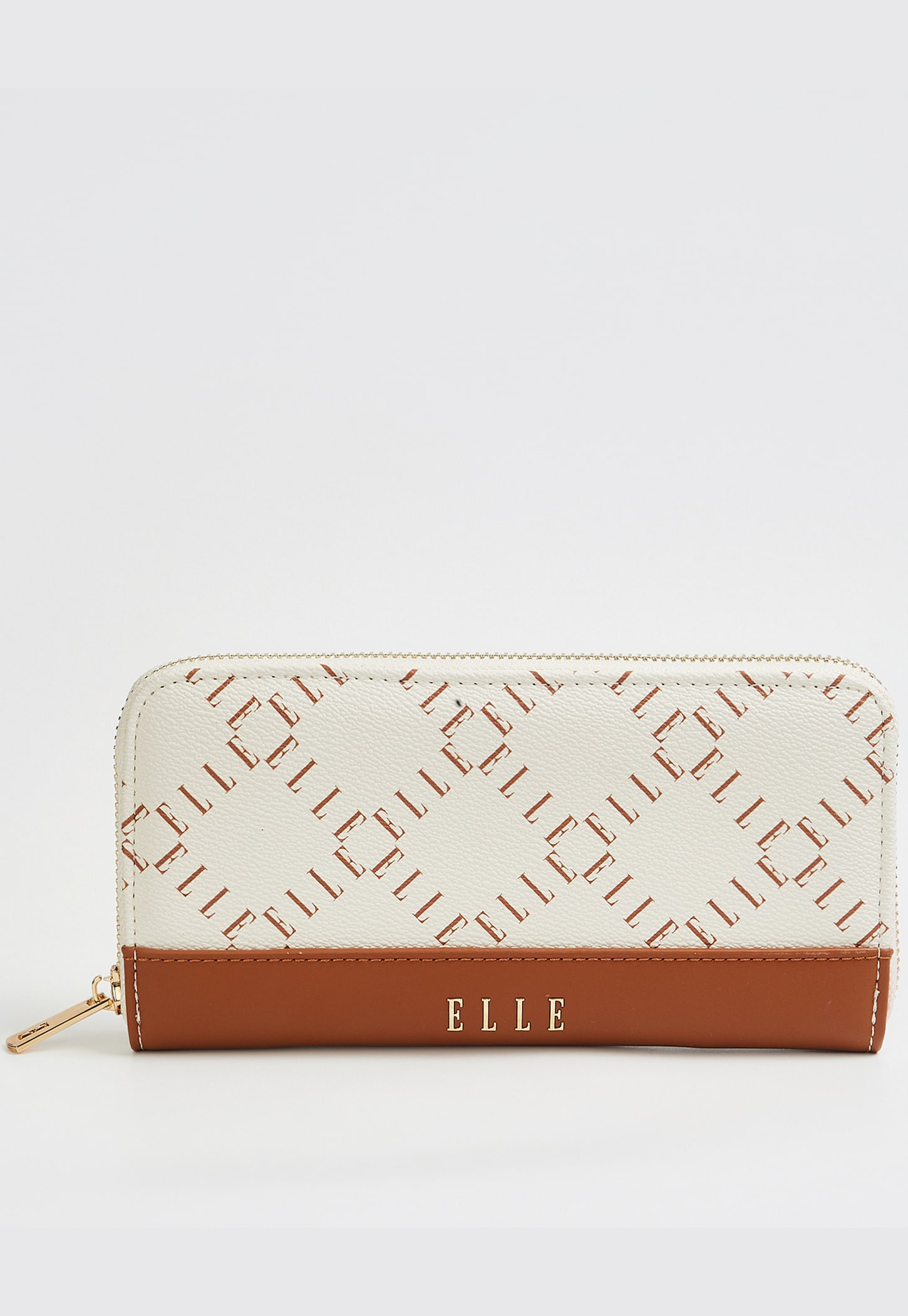 ELLE Monogram Print Zip-Around Wallet-picture-30