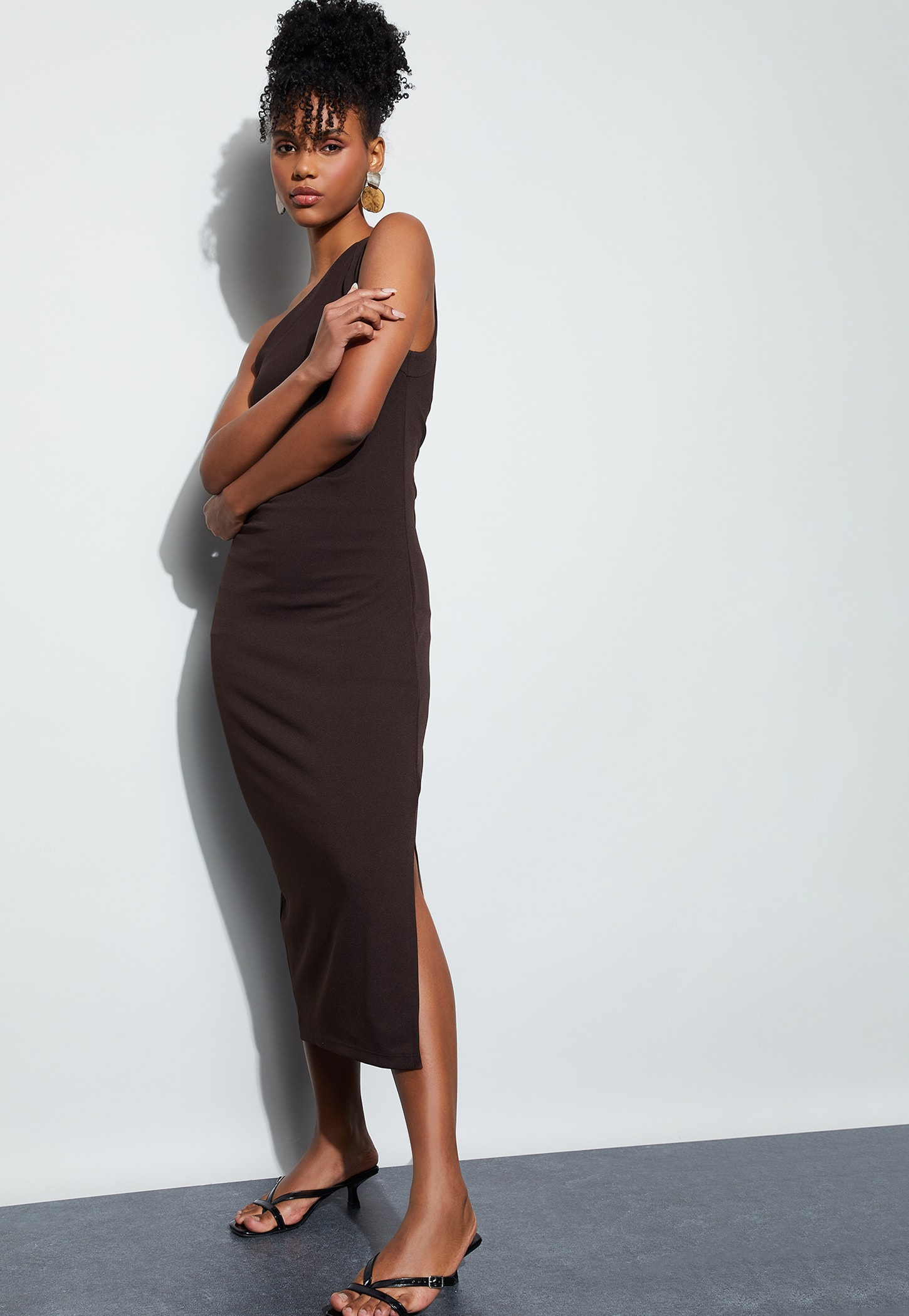 GINGER One-Shoulder Bodycon Dress-picture-29