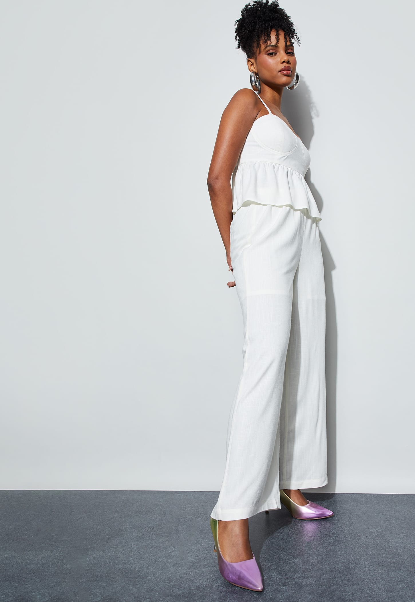 GINGER Drawstring Flat Front Trousers-picture-21