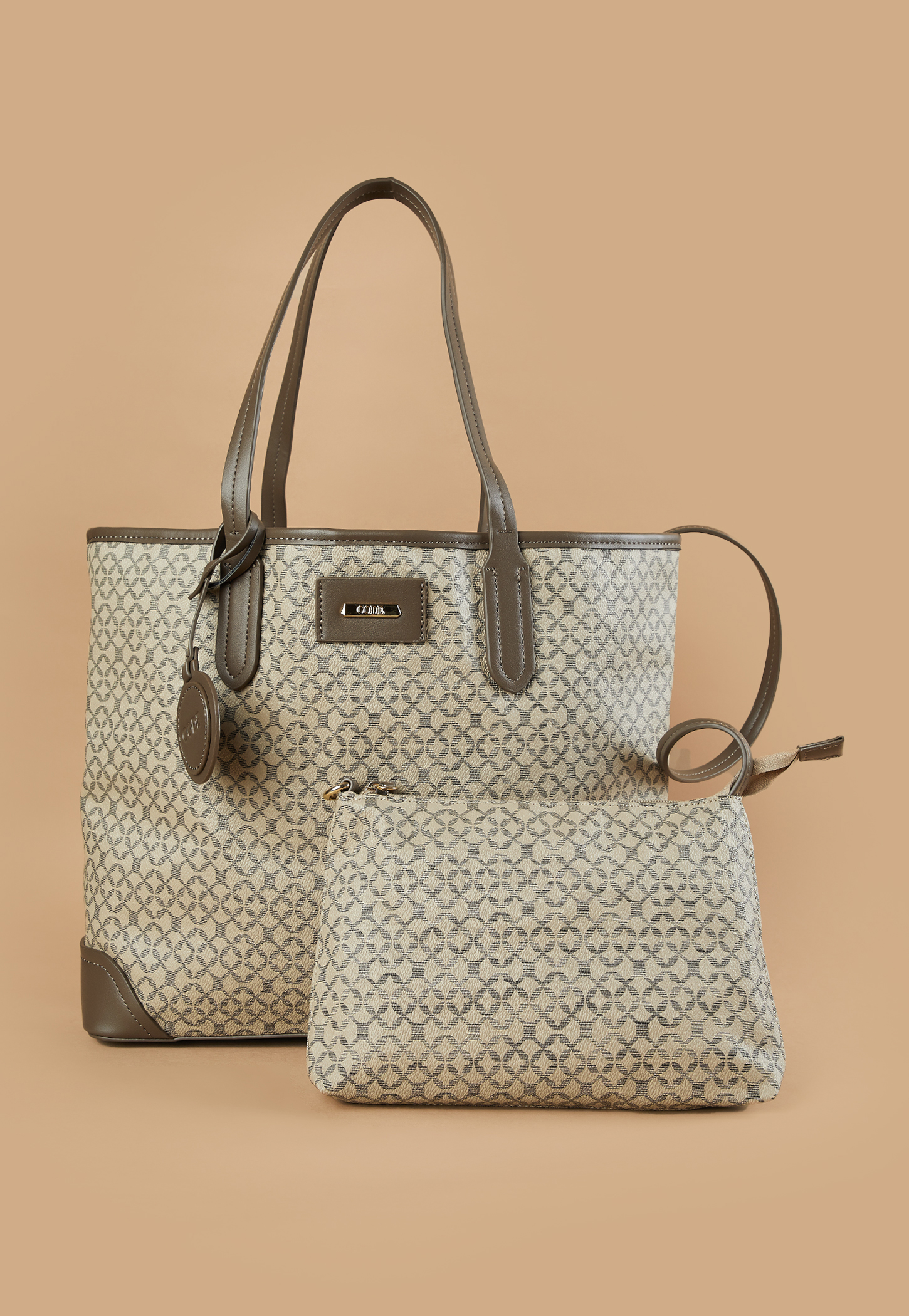 CODE Textured Bag with Pouch-picture-10