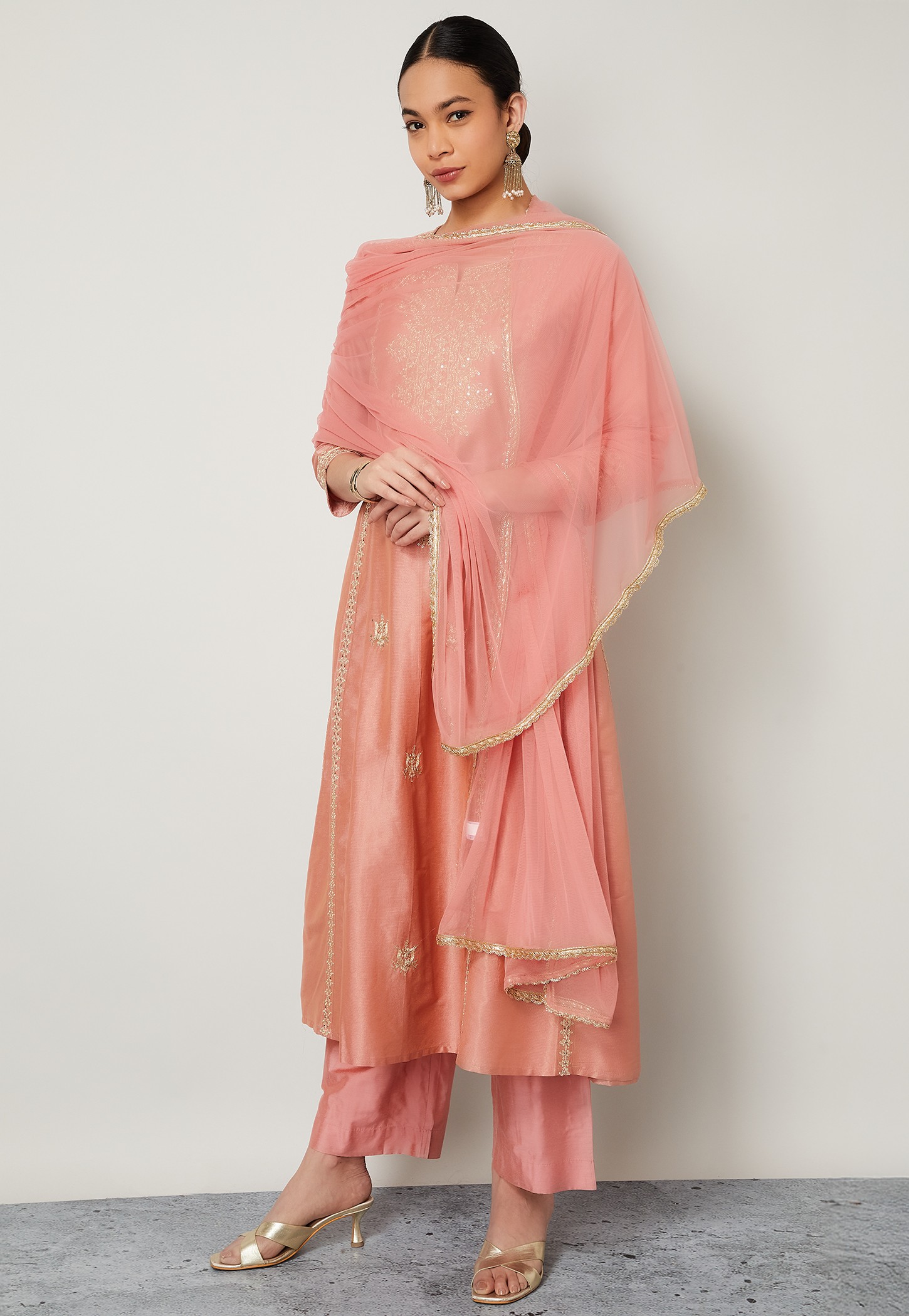 MELANGE Solid Design Dupatta-picture-54