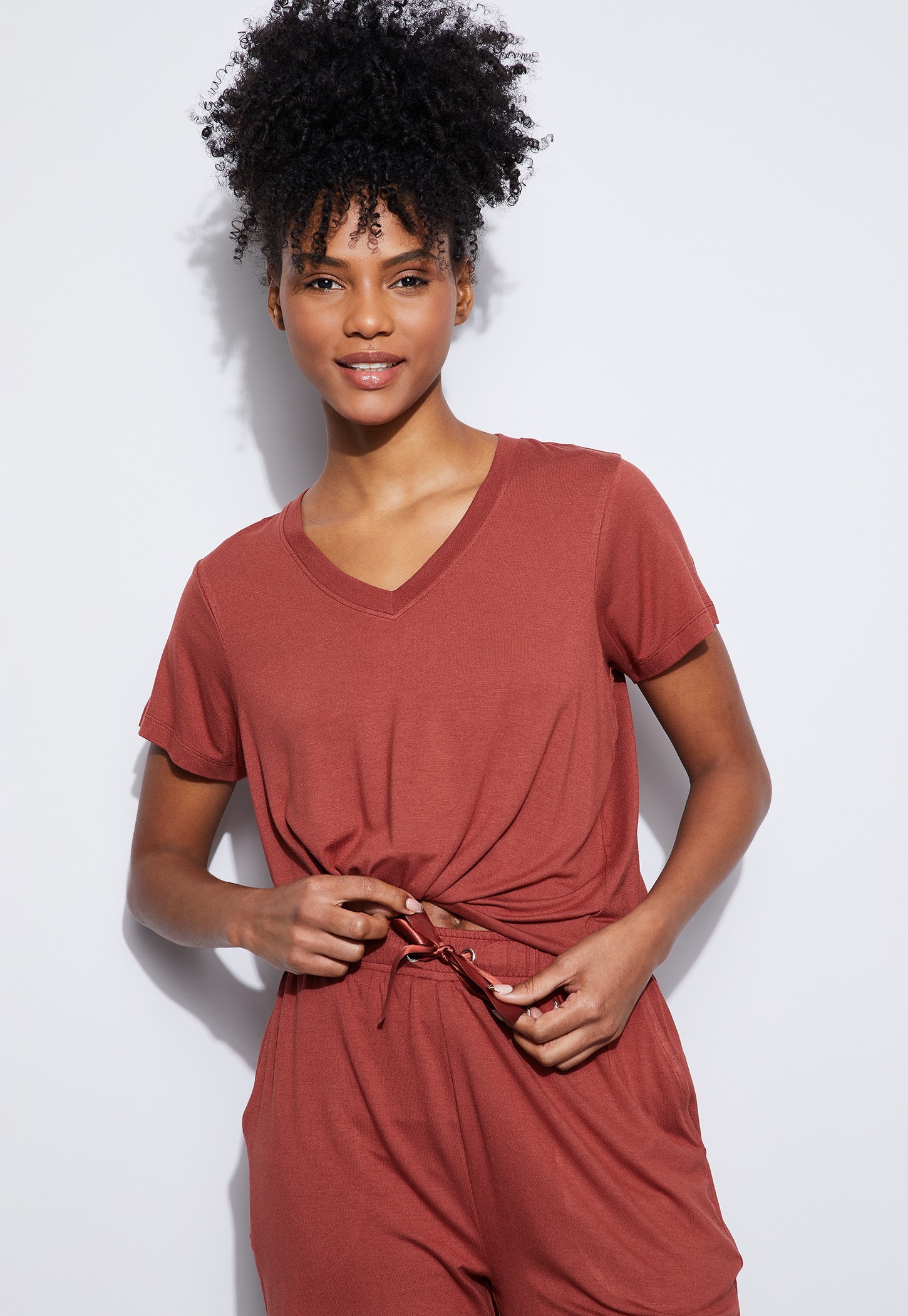 GINGER Solid Lounge T-shirt