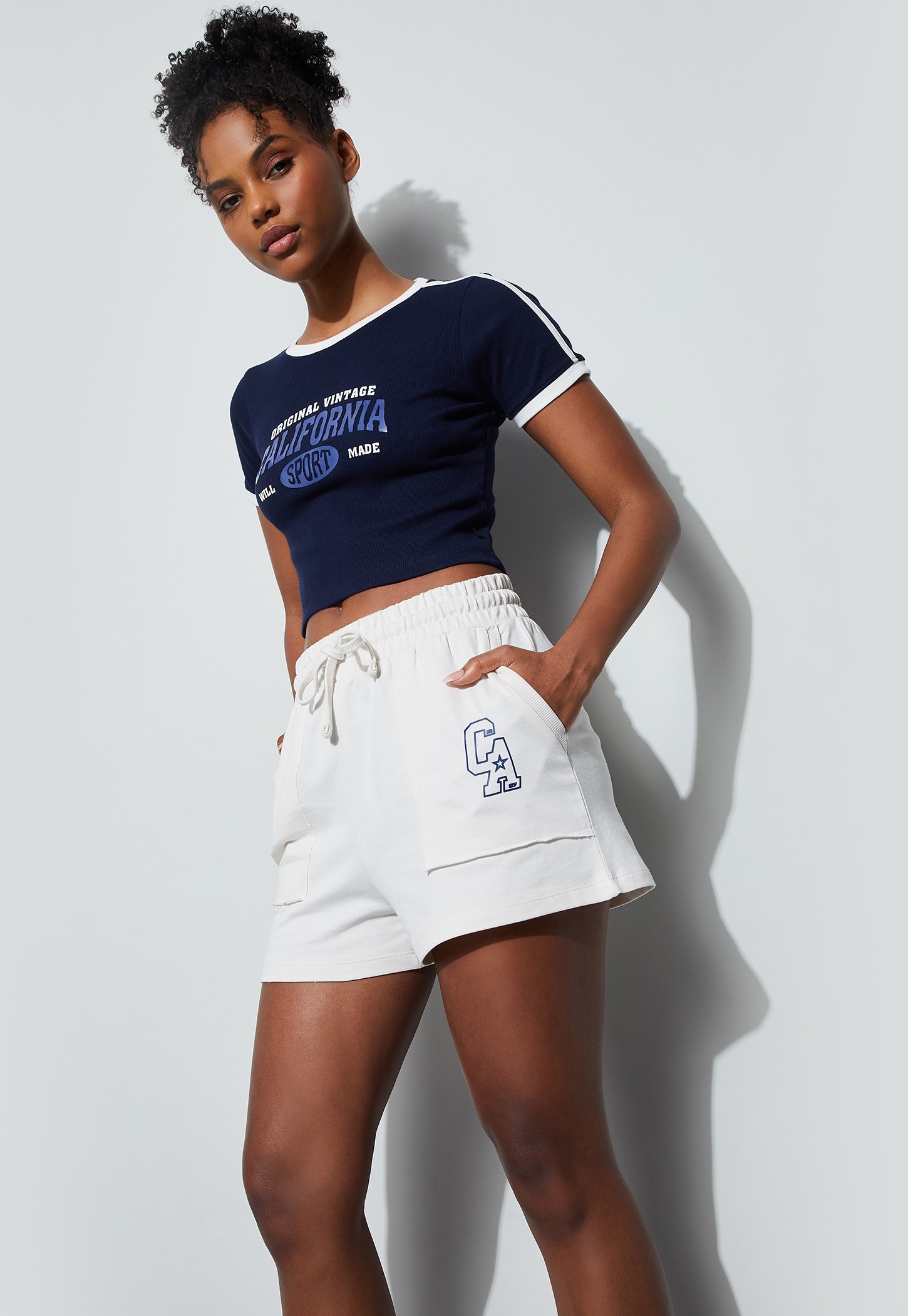KAPPA Printed Sports Shorts-image-9