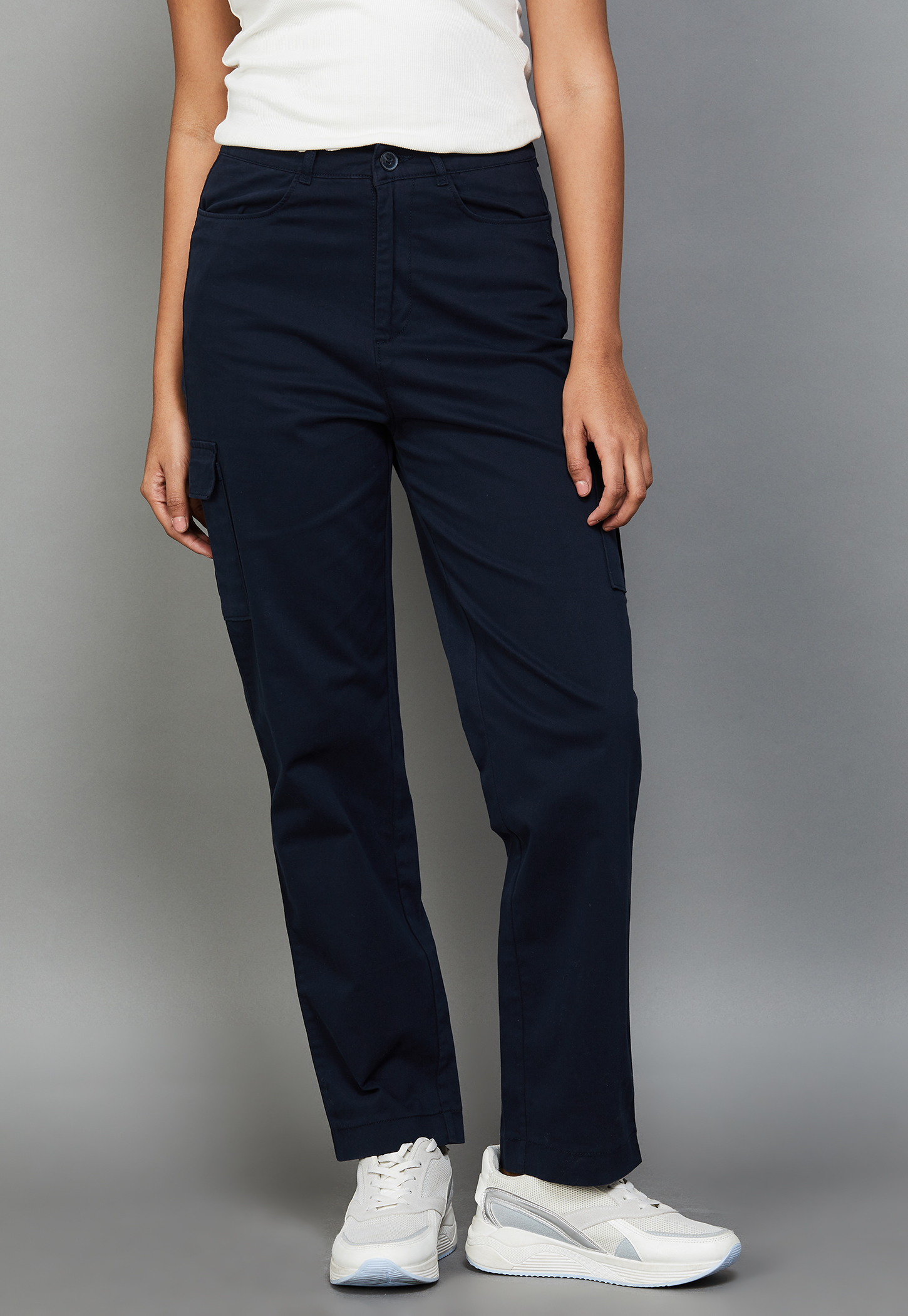 XPOSE Solid Cargo Trousers-picture-20