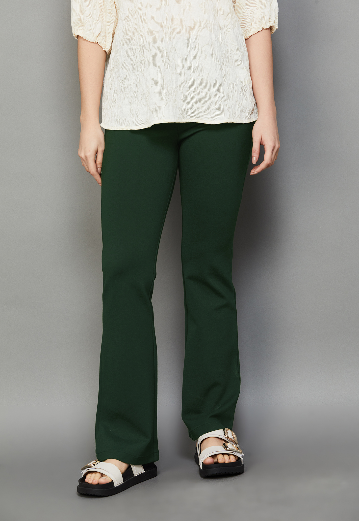 XPOSE High Rise Flare Trousers-image-8
