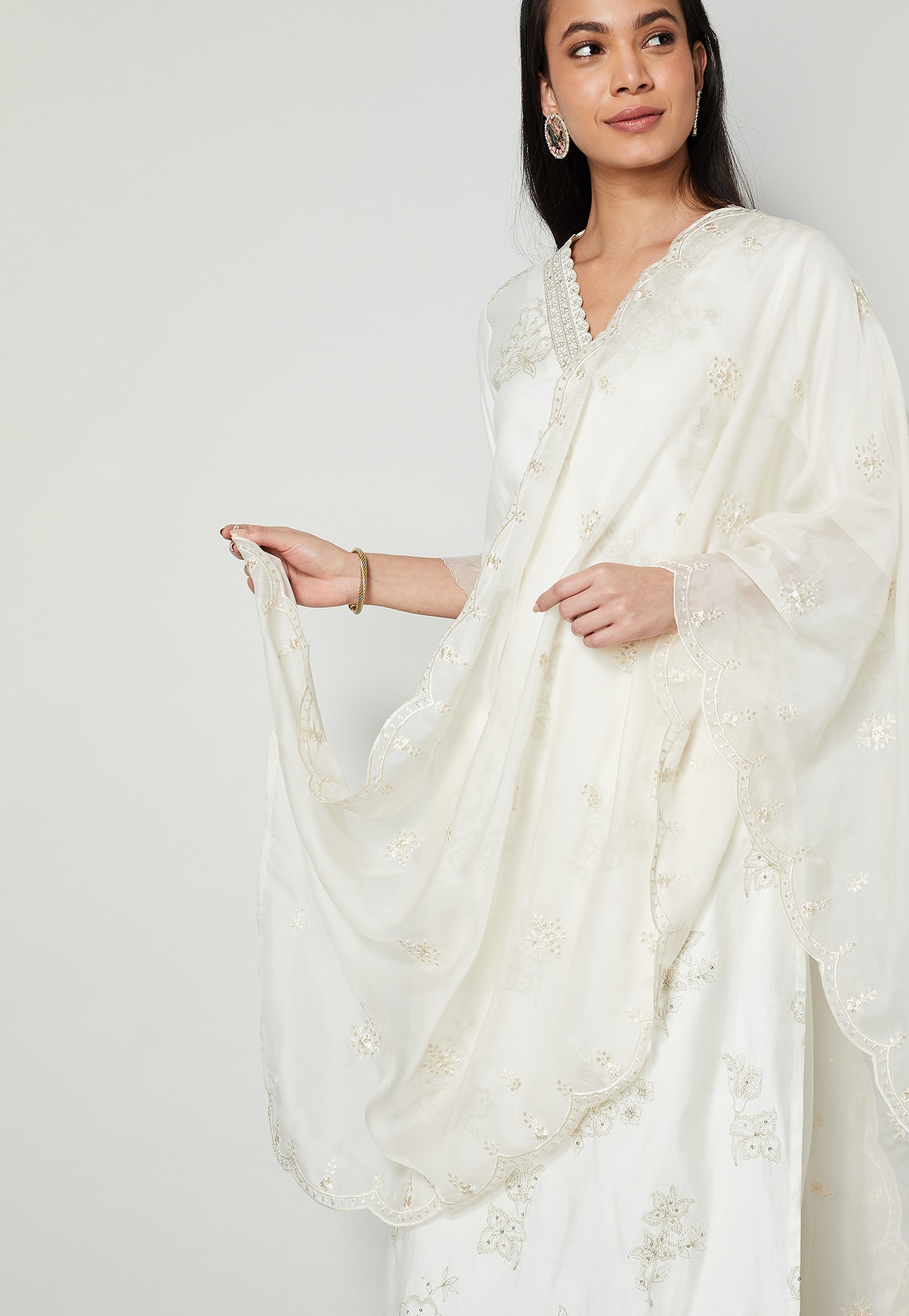 MELANGE Embroidered Dupatta-picture-51