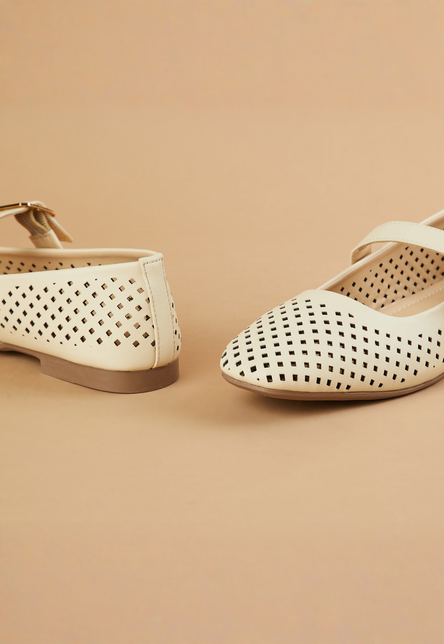 GINGER Laser-Cut Mary Jane Ballerinas-picture-10