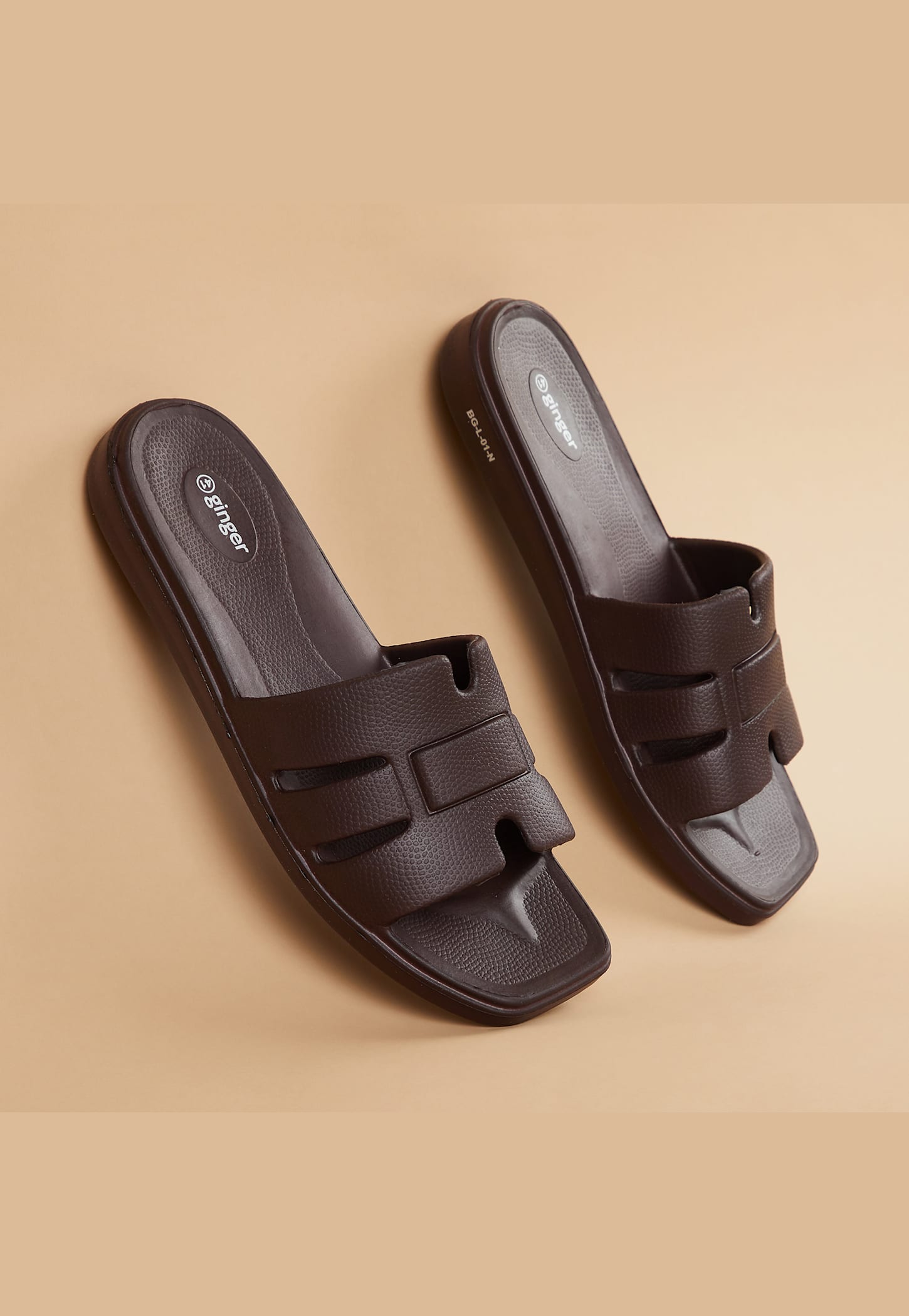 GINGER Textured Flip Flops-picture-45