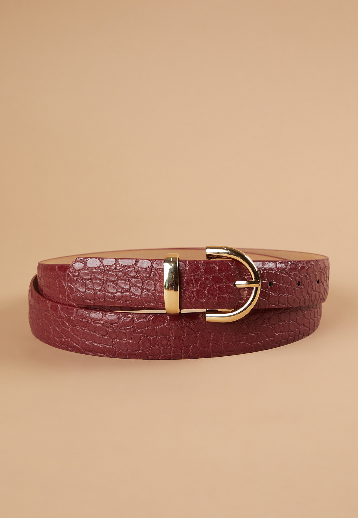 GINGER Croc Embossed Belt-picture-16