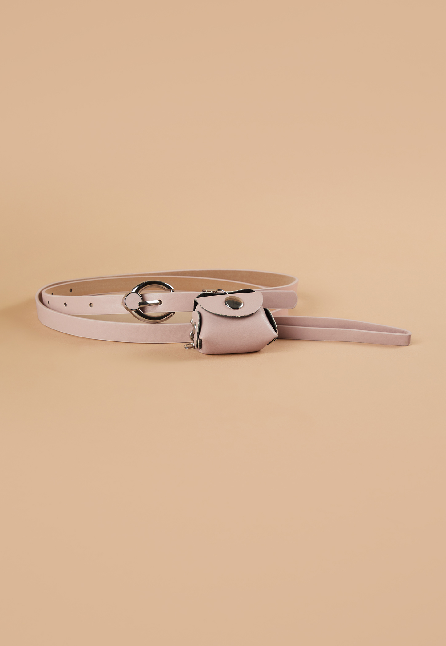 GINGER Solid Belt with Pouch Charm-picture-20