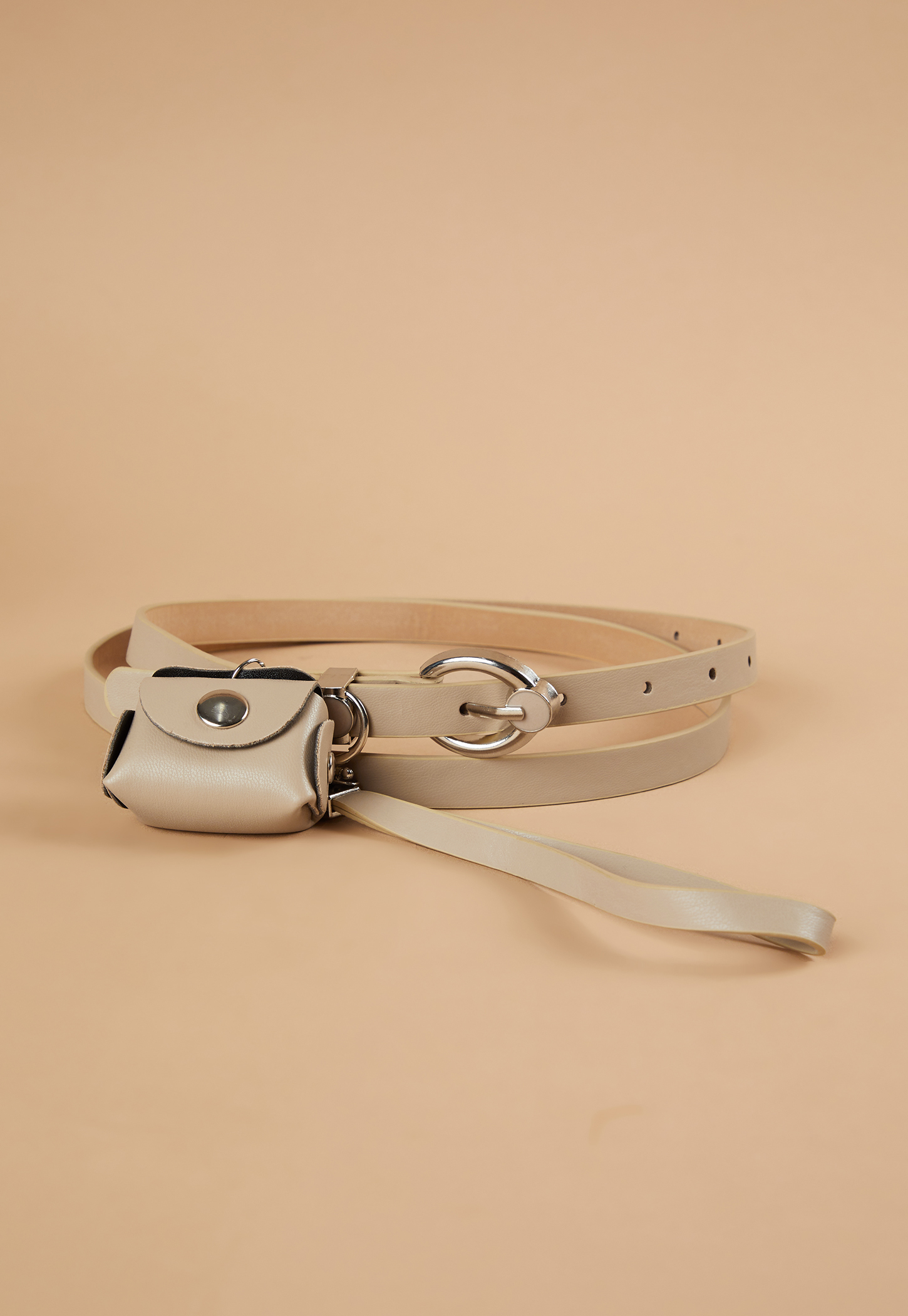 GINGER Solid Belt with Pouch Charm-picture-18