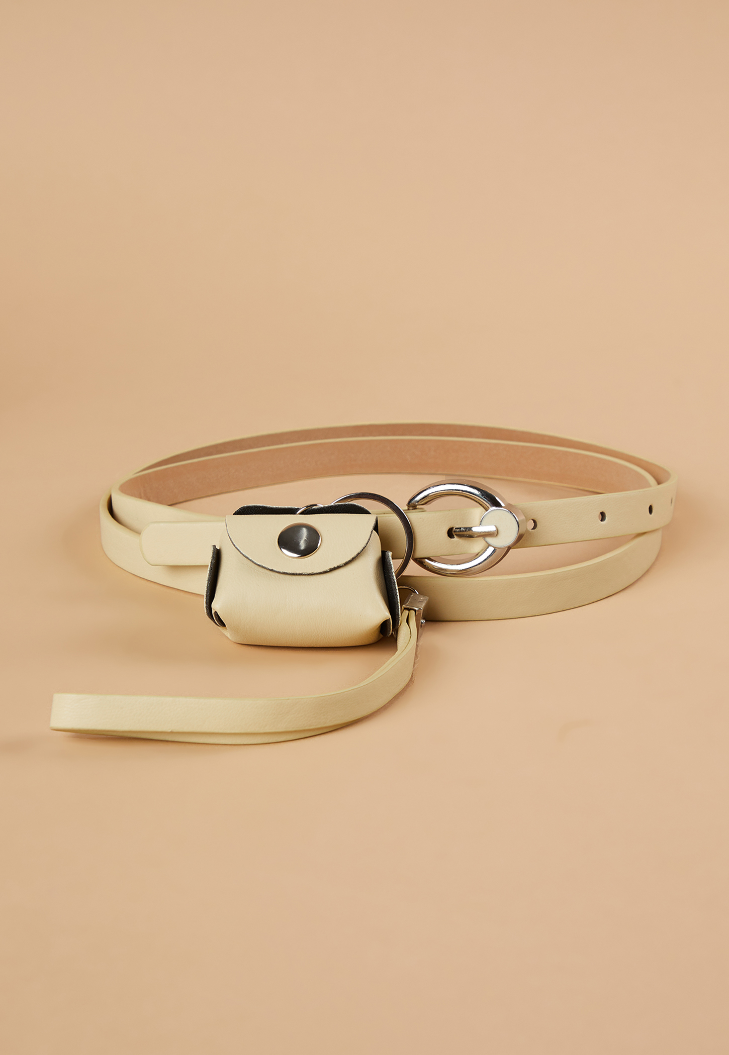 GINGER Solid Belt with Pouch Charm-picture-29