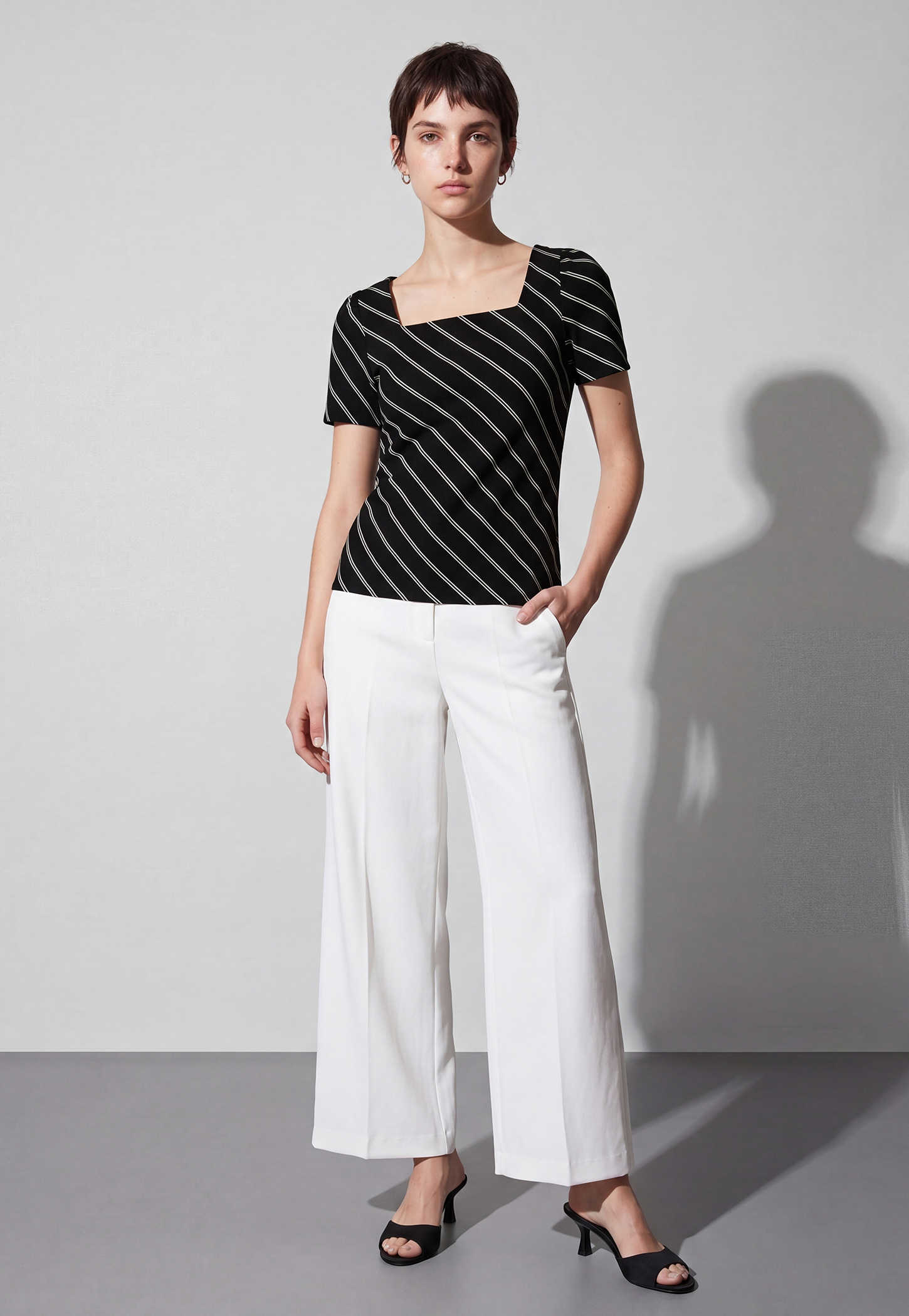 CODE Striped T-shirt-picture-10