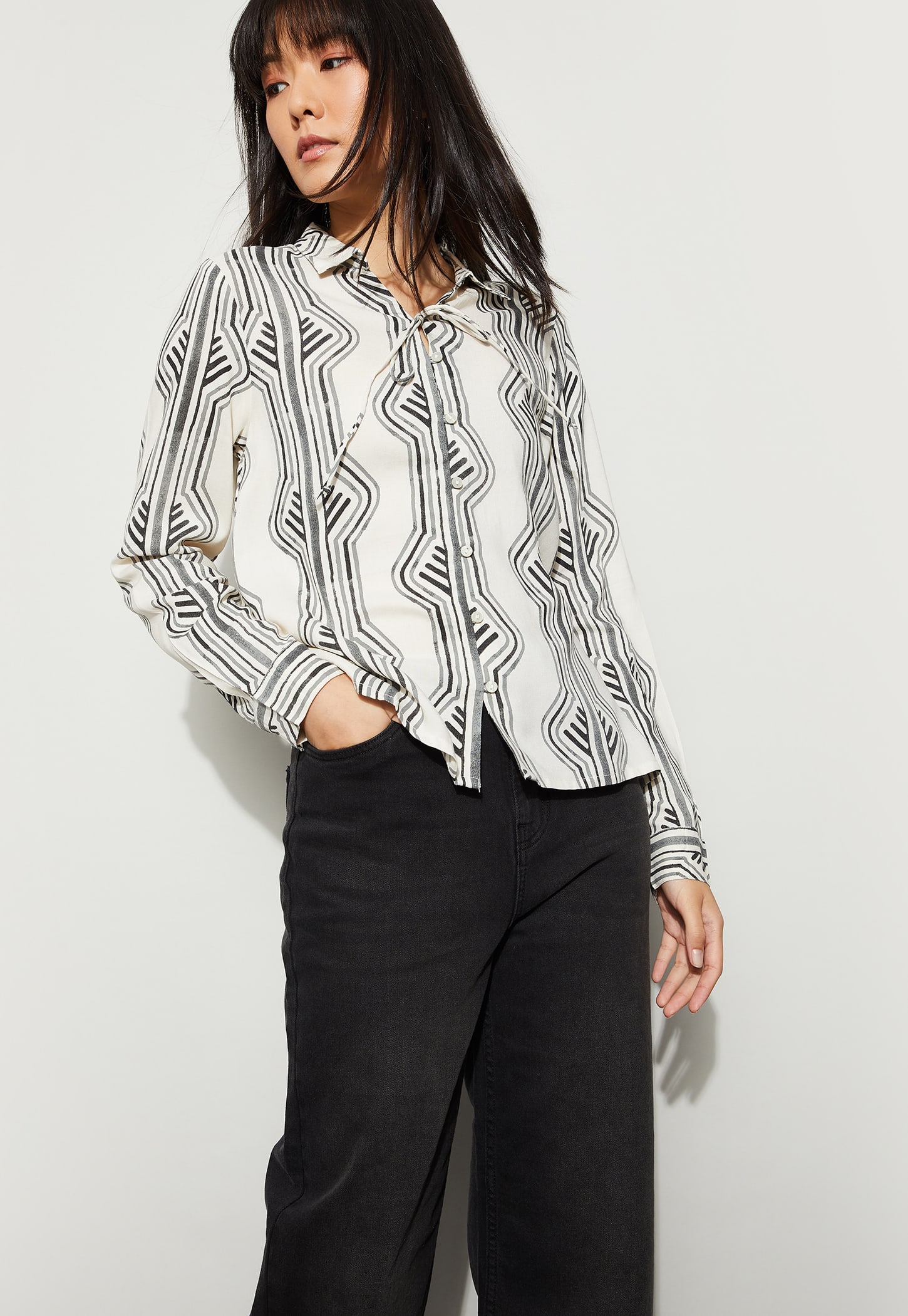 FAME FOREVER Printed Shirt-image-47
