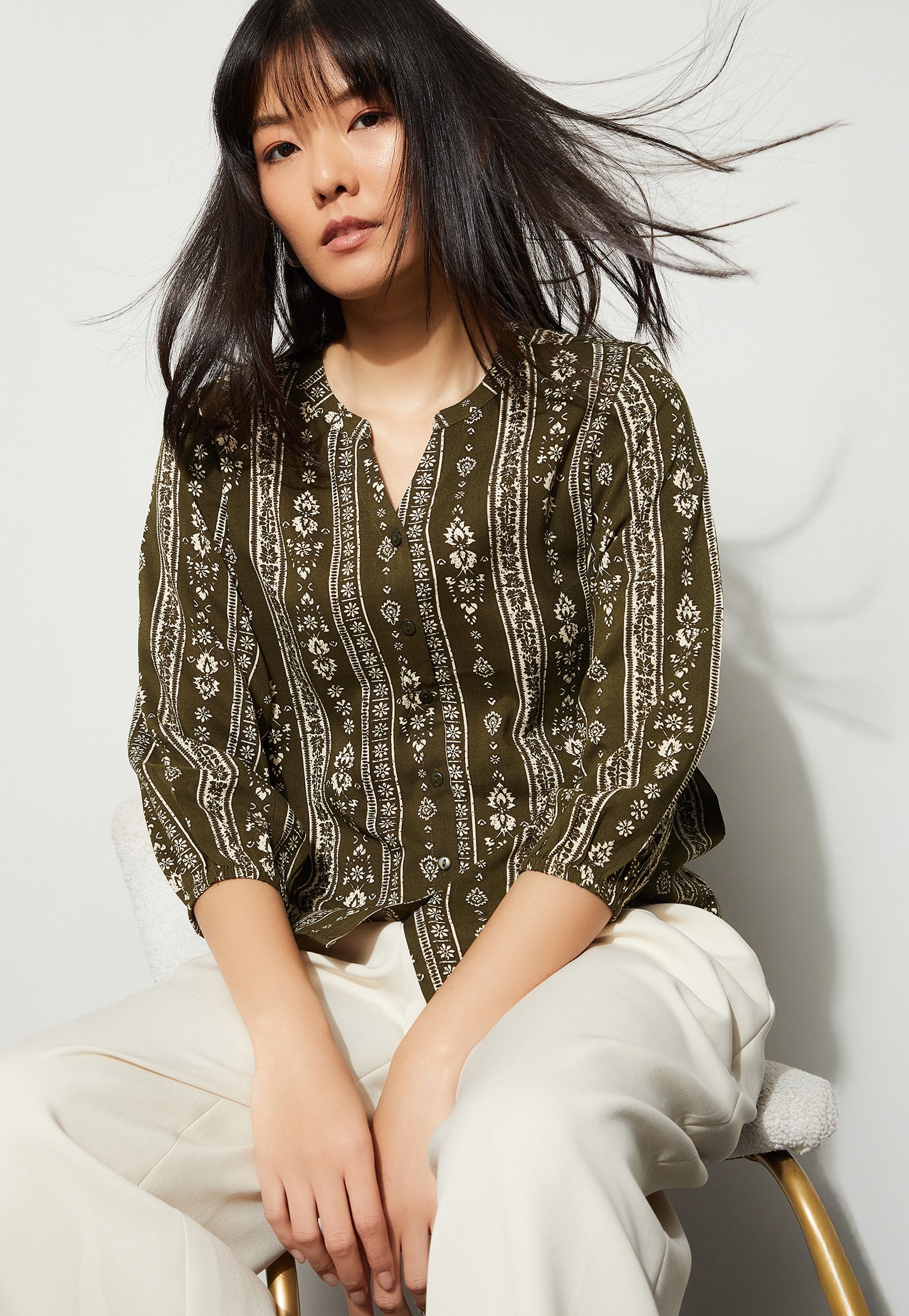 FAME FOREVER Floral Print Top-picture-10