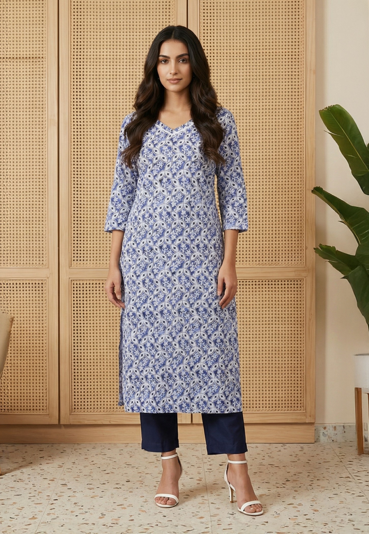 AURELIA Ethnic Motif Straight Kurta-picture-29