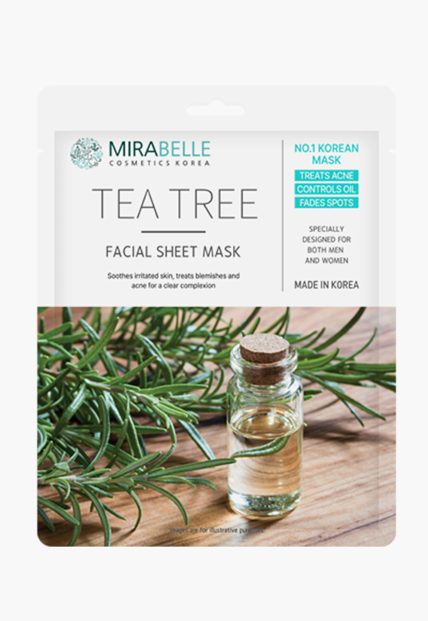 MIRABELLE Tea Tree Facial Sheet Mask-image-10