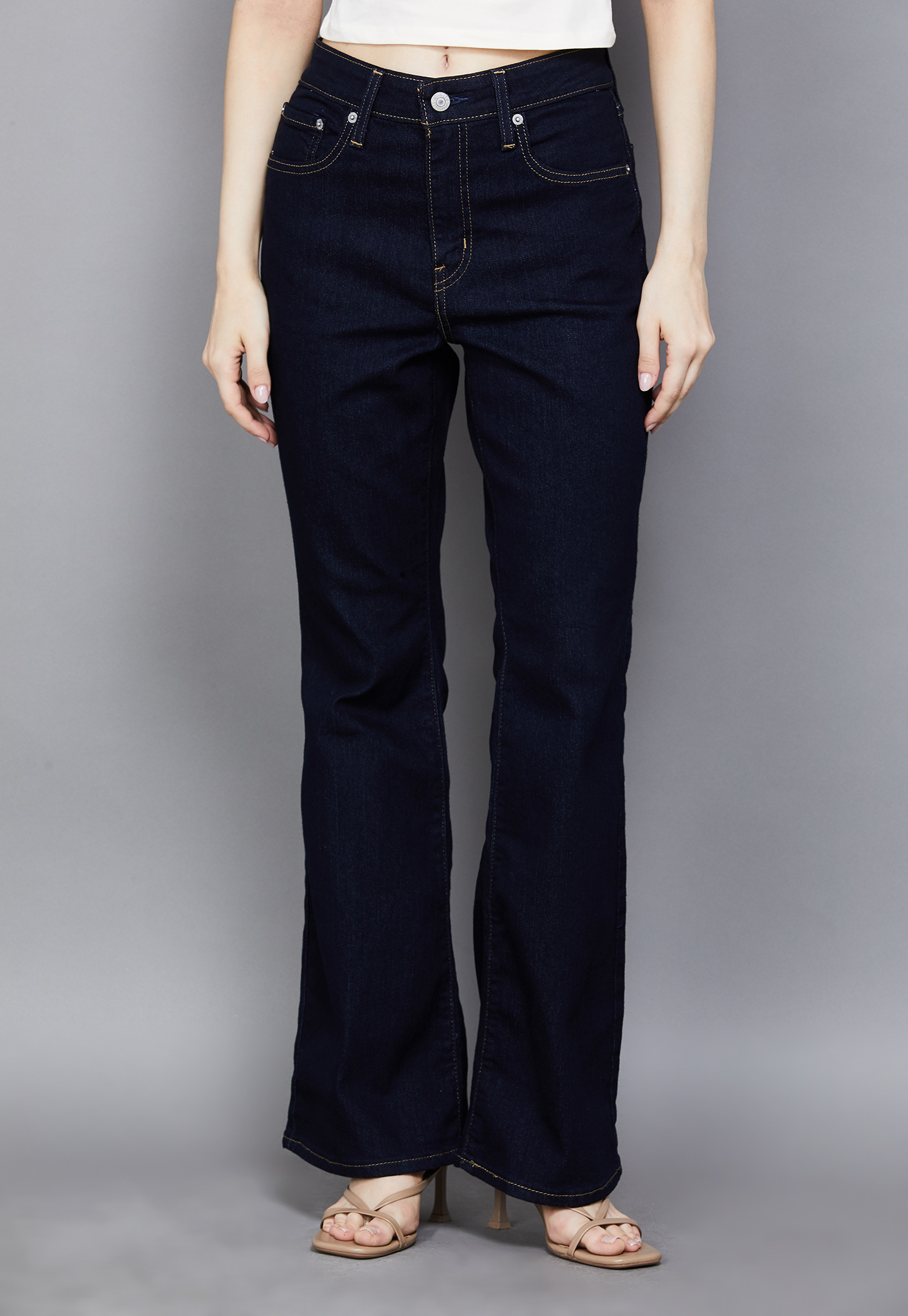 LEVI'S Washed Flared Jeans-picture-51