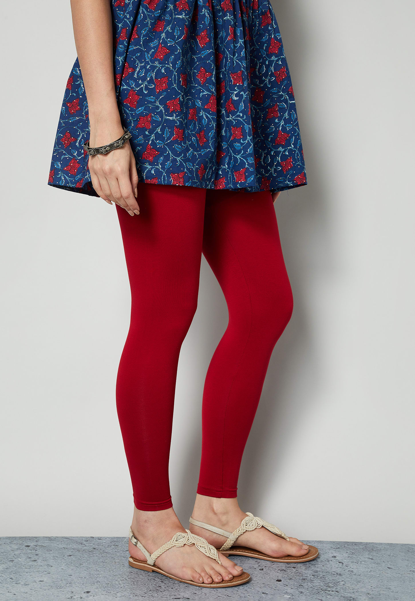 MELANGE Solid Leggings-picture-50