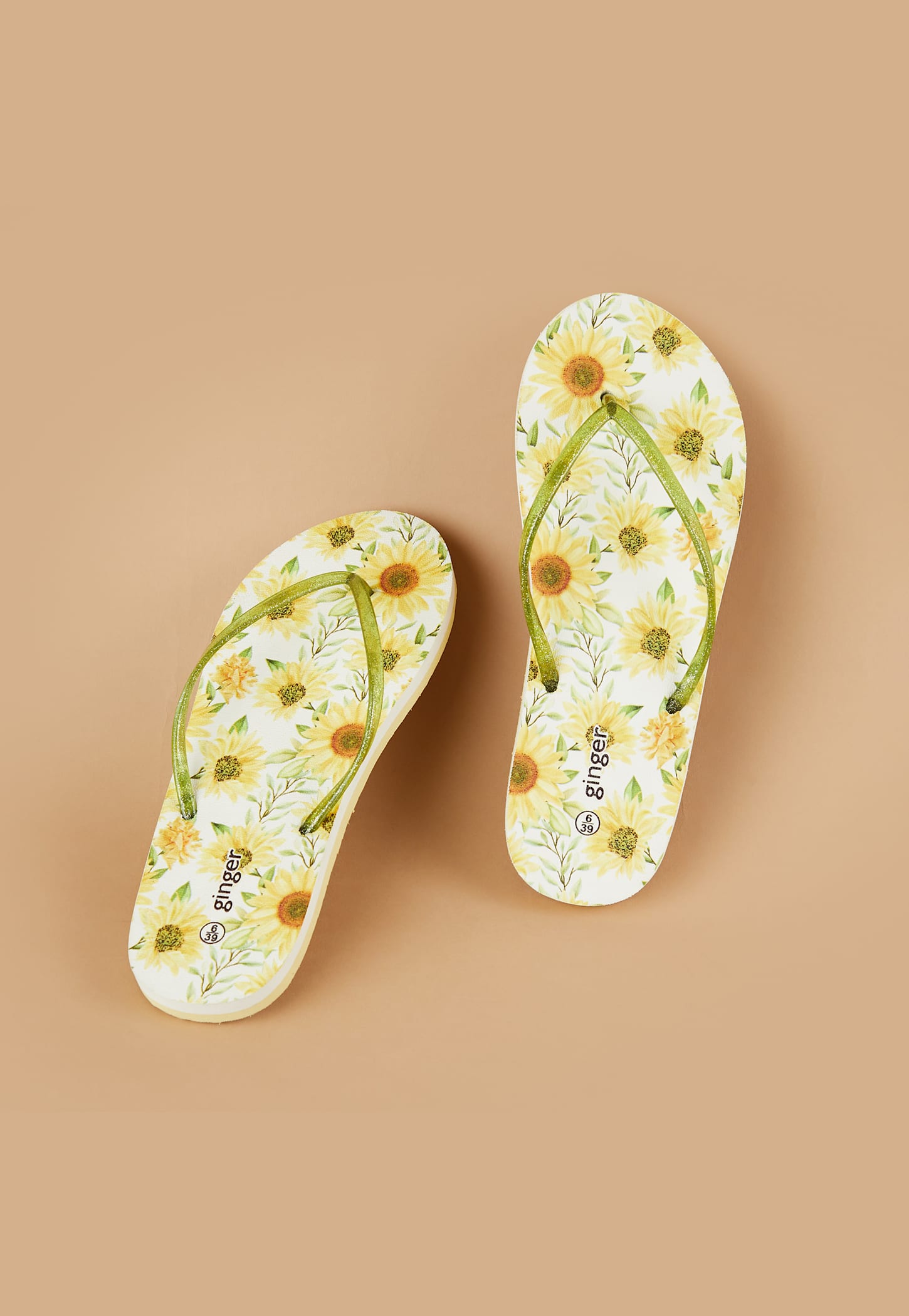 GINGER Floral Print Flip Flops-picture-34