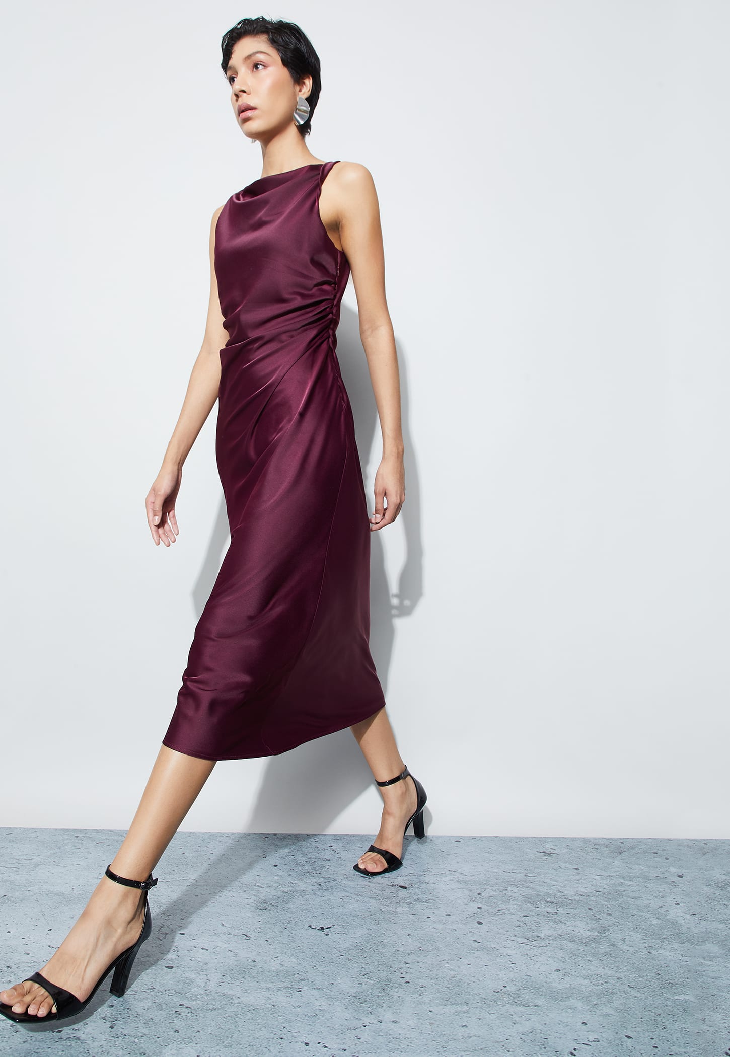 CODE Solid Slip Dress-picture-28