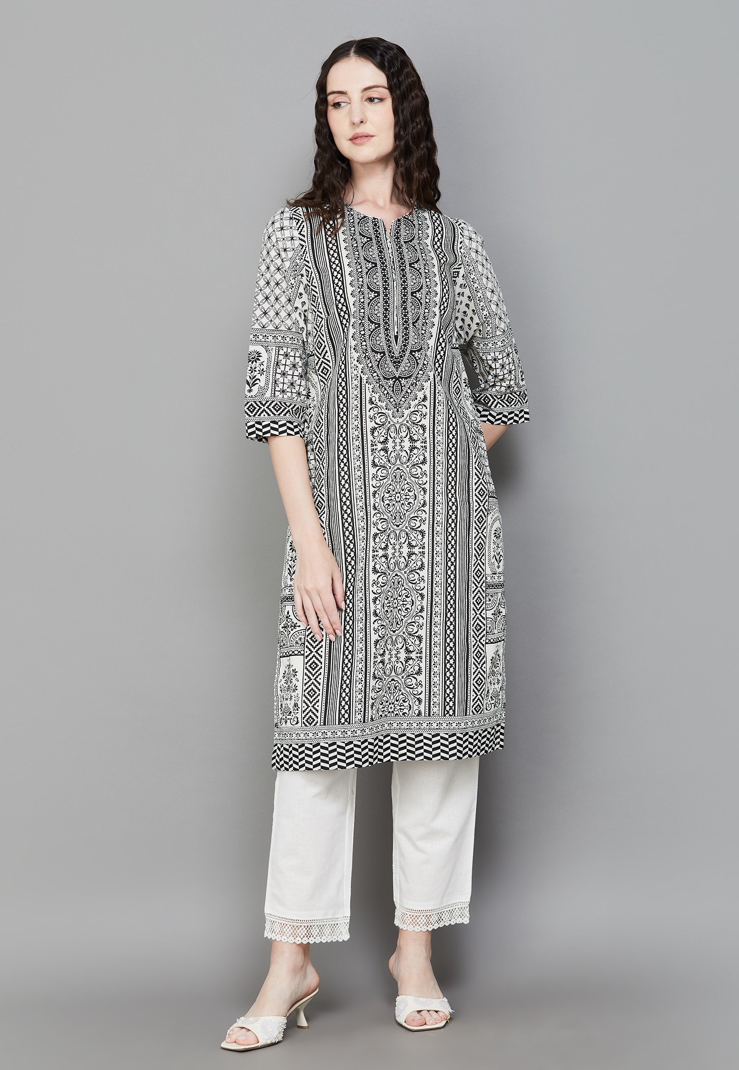 BIBA Printed Straight Kurta-picture-11