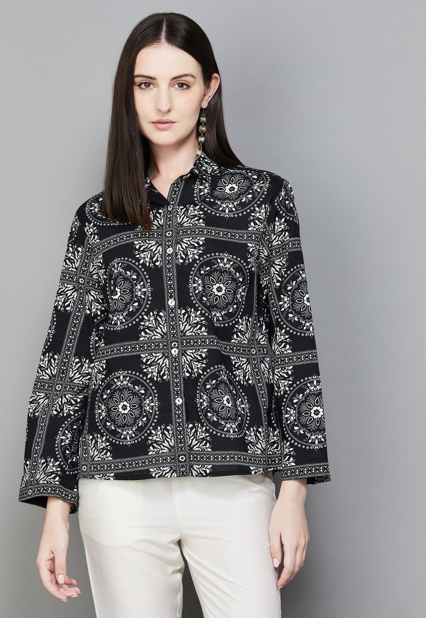 BIBA Printed Straight Short Kurta-picture-12