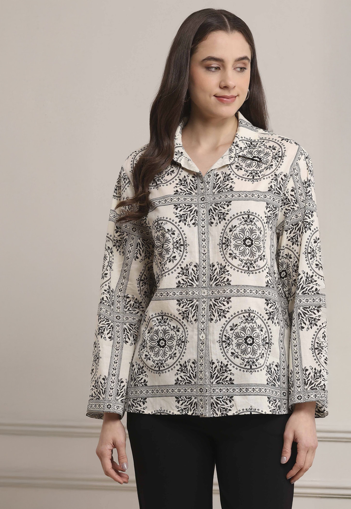 BIBA Printed Straight Short Kurta-picture-37