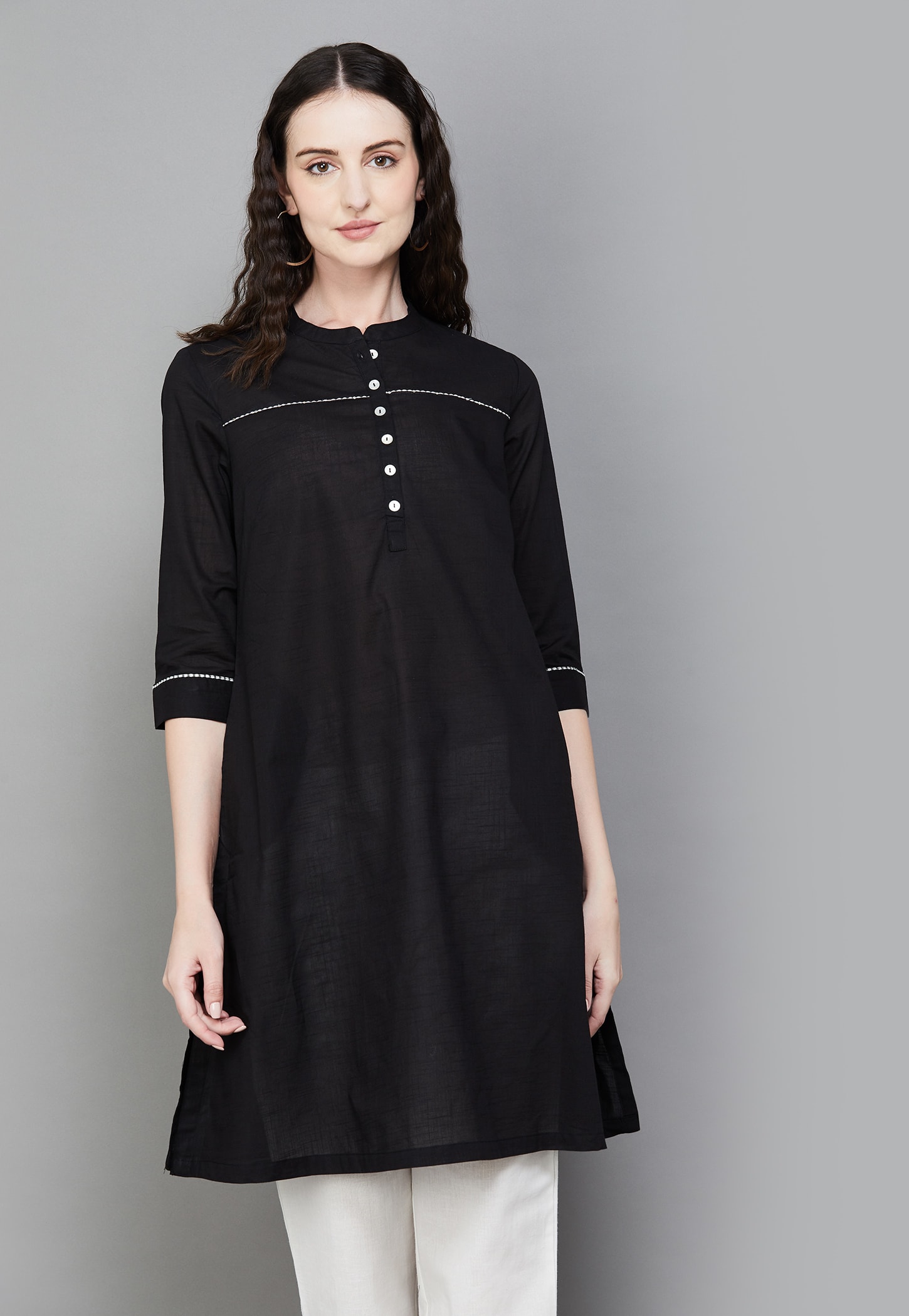 BIBA Solid Straight Kurta-picture-41