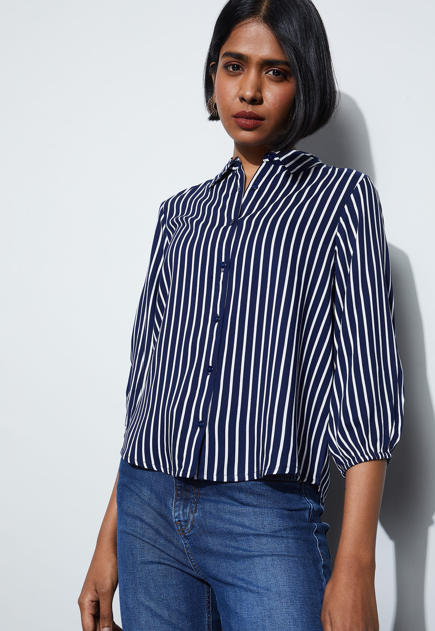 FAME FOREVER Striped Regular Fit Shirt-picture-15