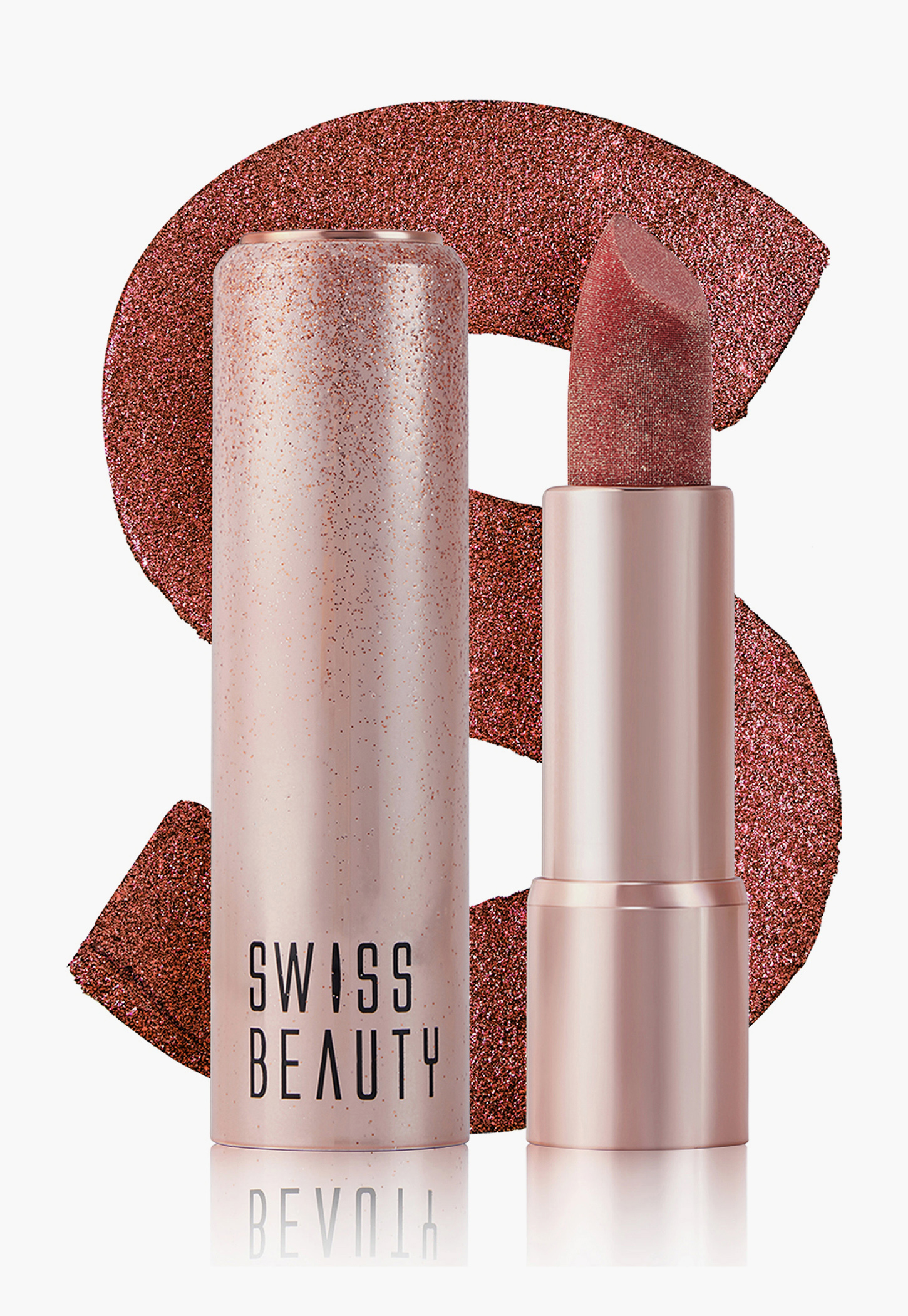 SWISS BEAUTY Bullet Lipstick - Sparkle Gold - 3g-image-42