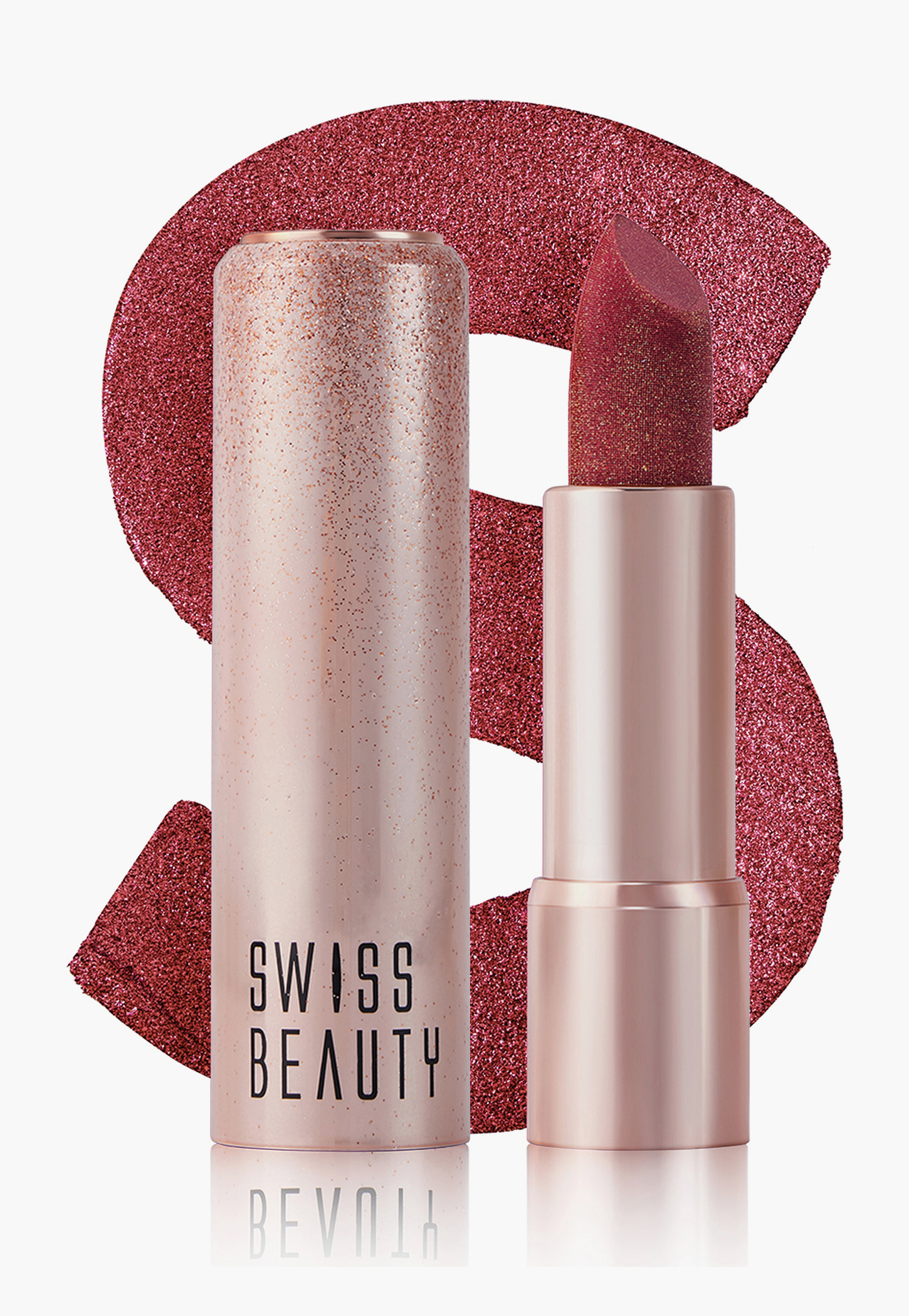 SWISS BEAUTY Bullet Lipstick - Shine Mauve - 3g-image-2