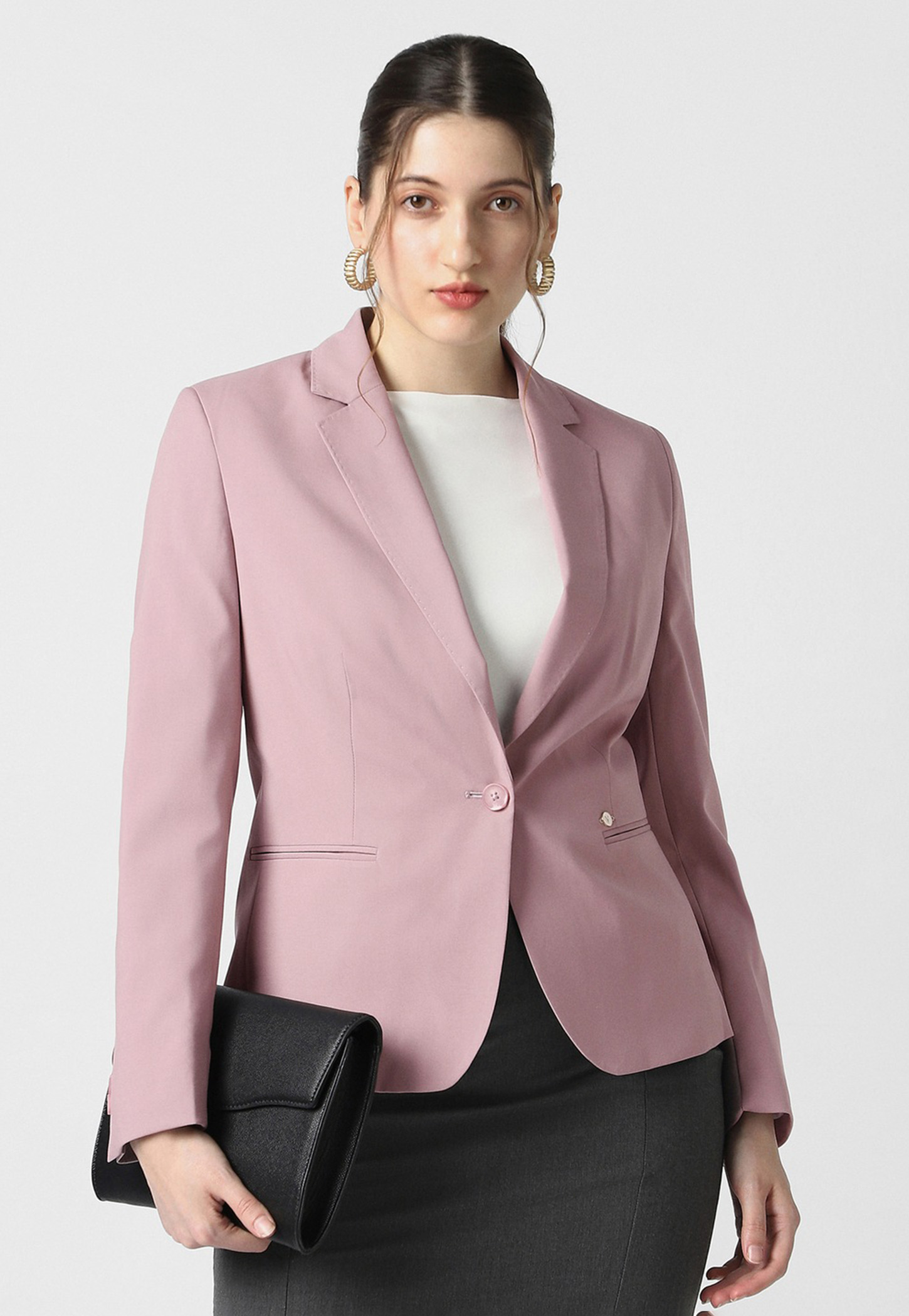 VAN HEUSEN Solid Tailored Blazer-picture-10