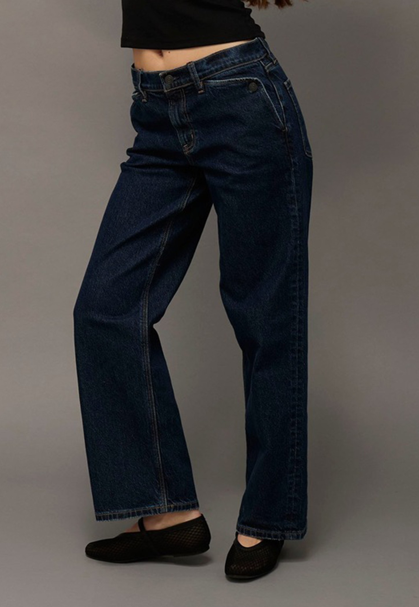 AMERICAN EAGLE Washed Straight Fit Jeans-picture-24