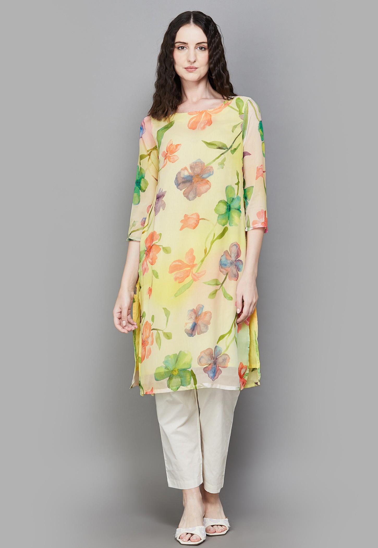 W Floral Print Straight Kurta-picture-40