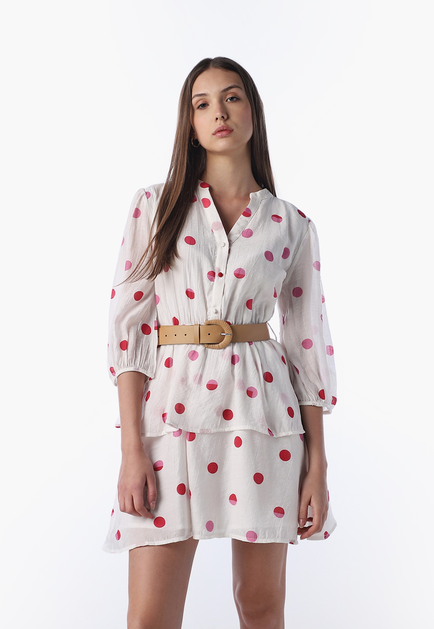 ONLY Polka-Dot Print A-line Mini Dress-picture-43