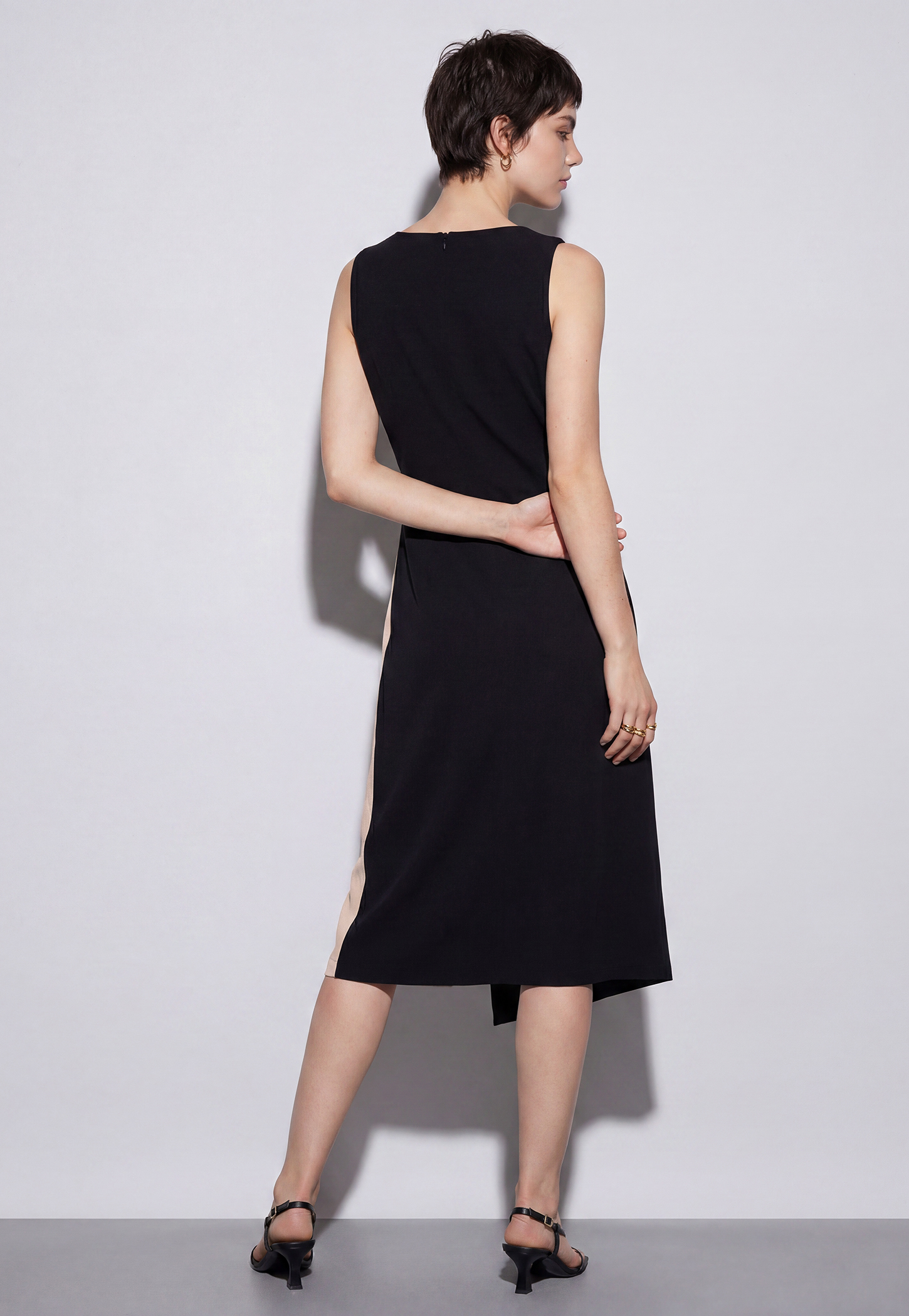 CODE Ring Detail Midi Dress-picture-12