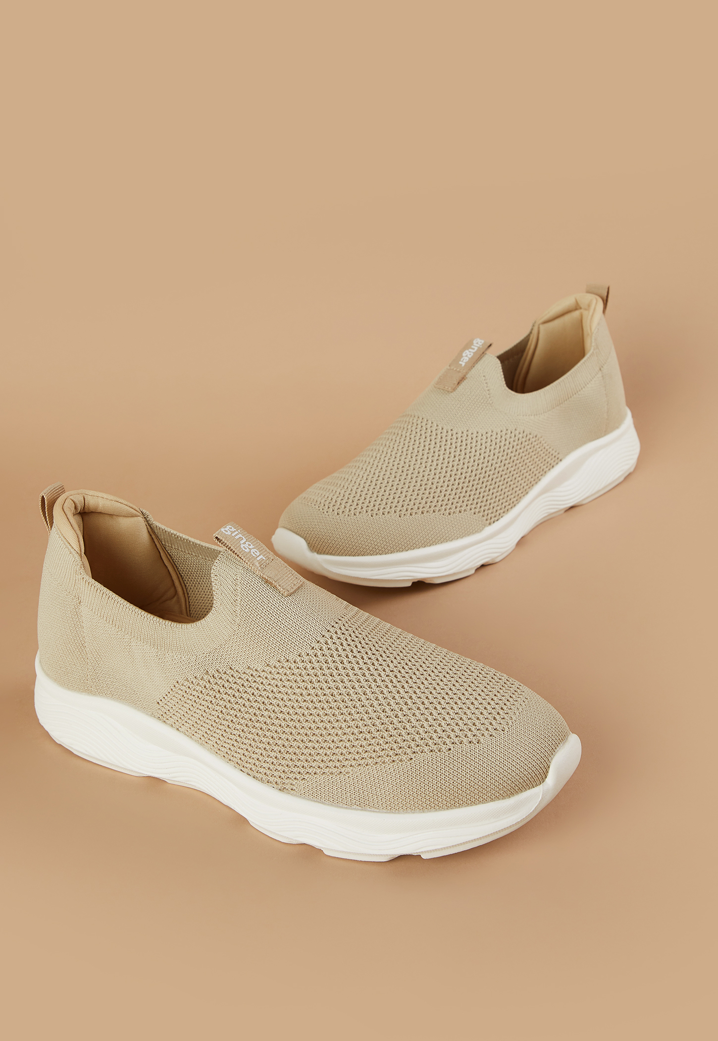 GINGER Knitted Slip-On Sneakers-picture-39