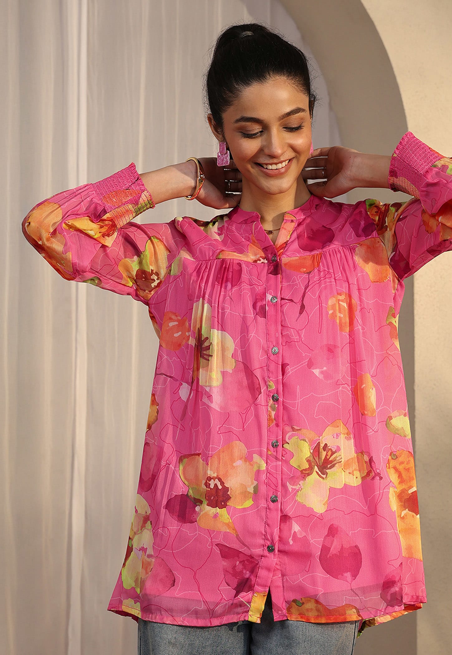 LIBAS Floral Print Tunic-image-8