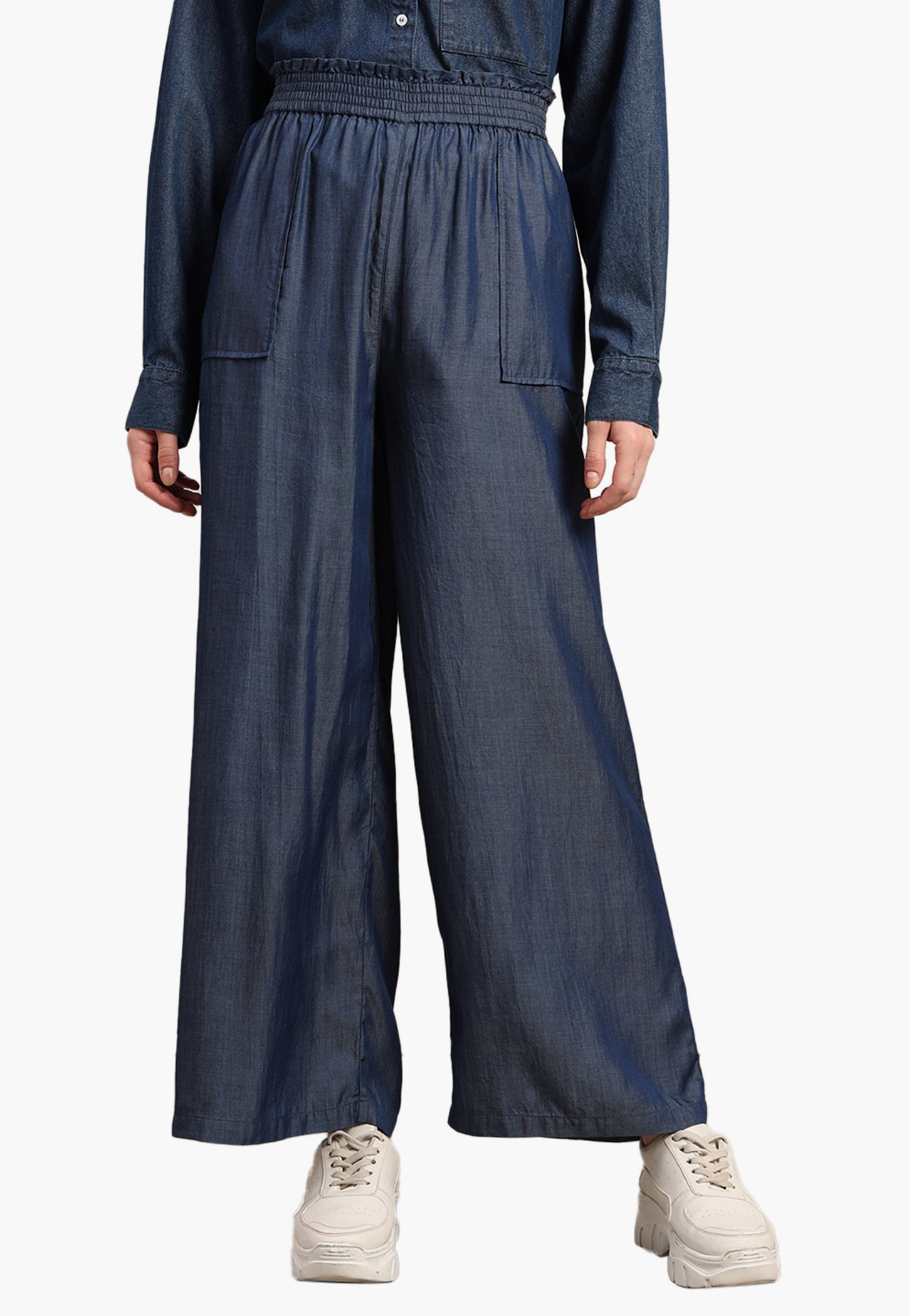 VERO MODA Solid Trousers-picture-41