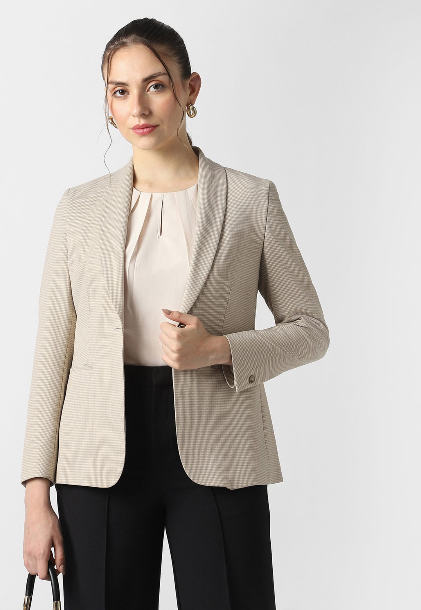 VAN HEUSEN Checked Single Breasted Blazer-picture-52
