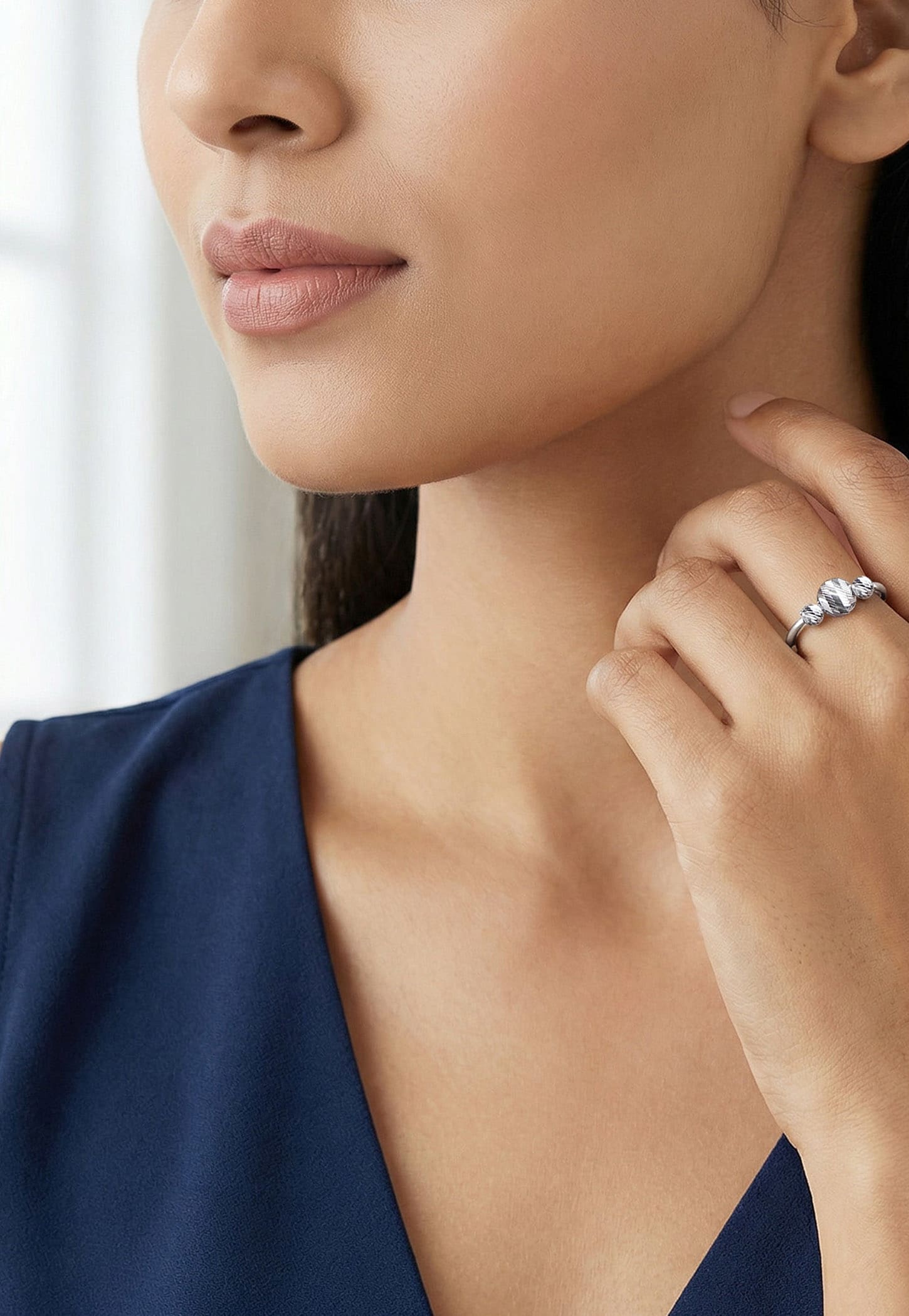 GIVA Solid Sterling Silver Ring-image-8
