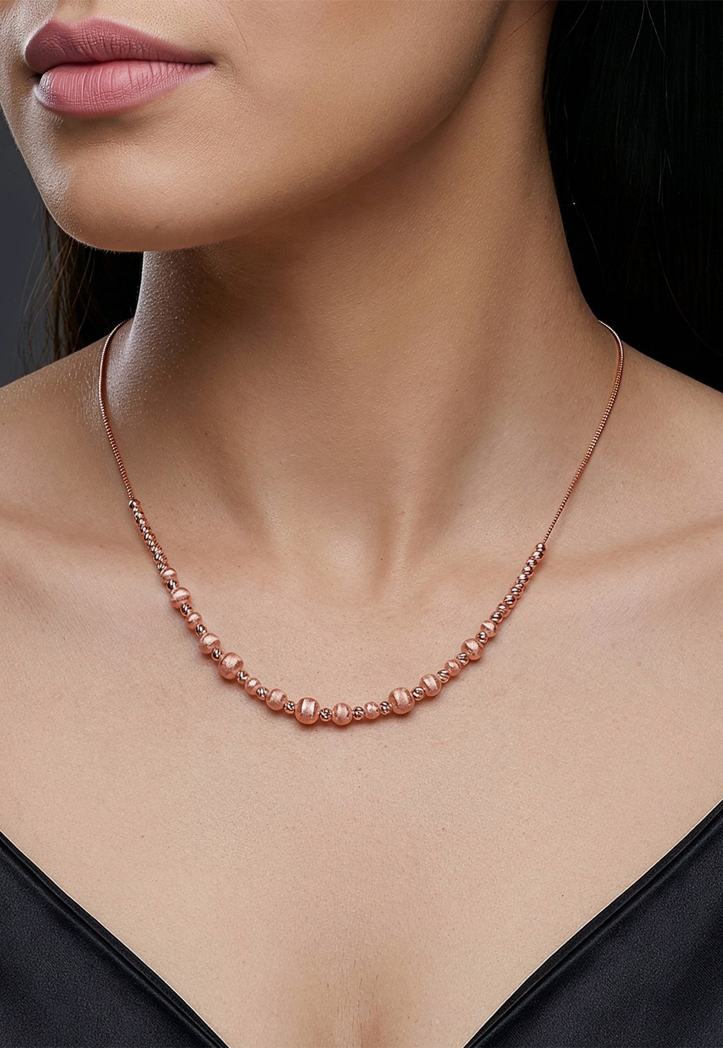 GIVA Glow in Motion Sterling Silver Necklace-image-18