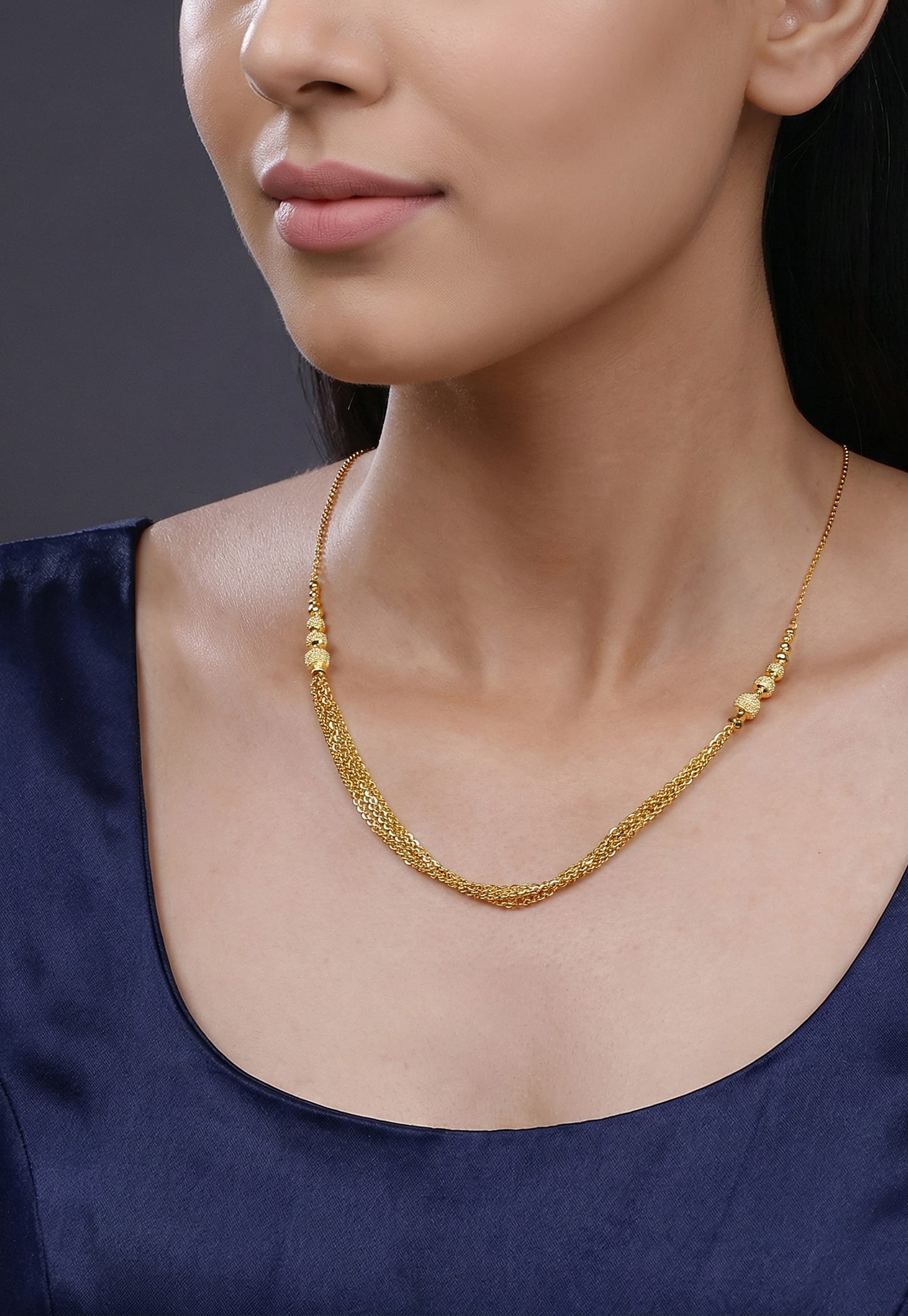 GIVA Glow in Motion Sterling Silver Necklace-image-13
