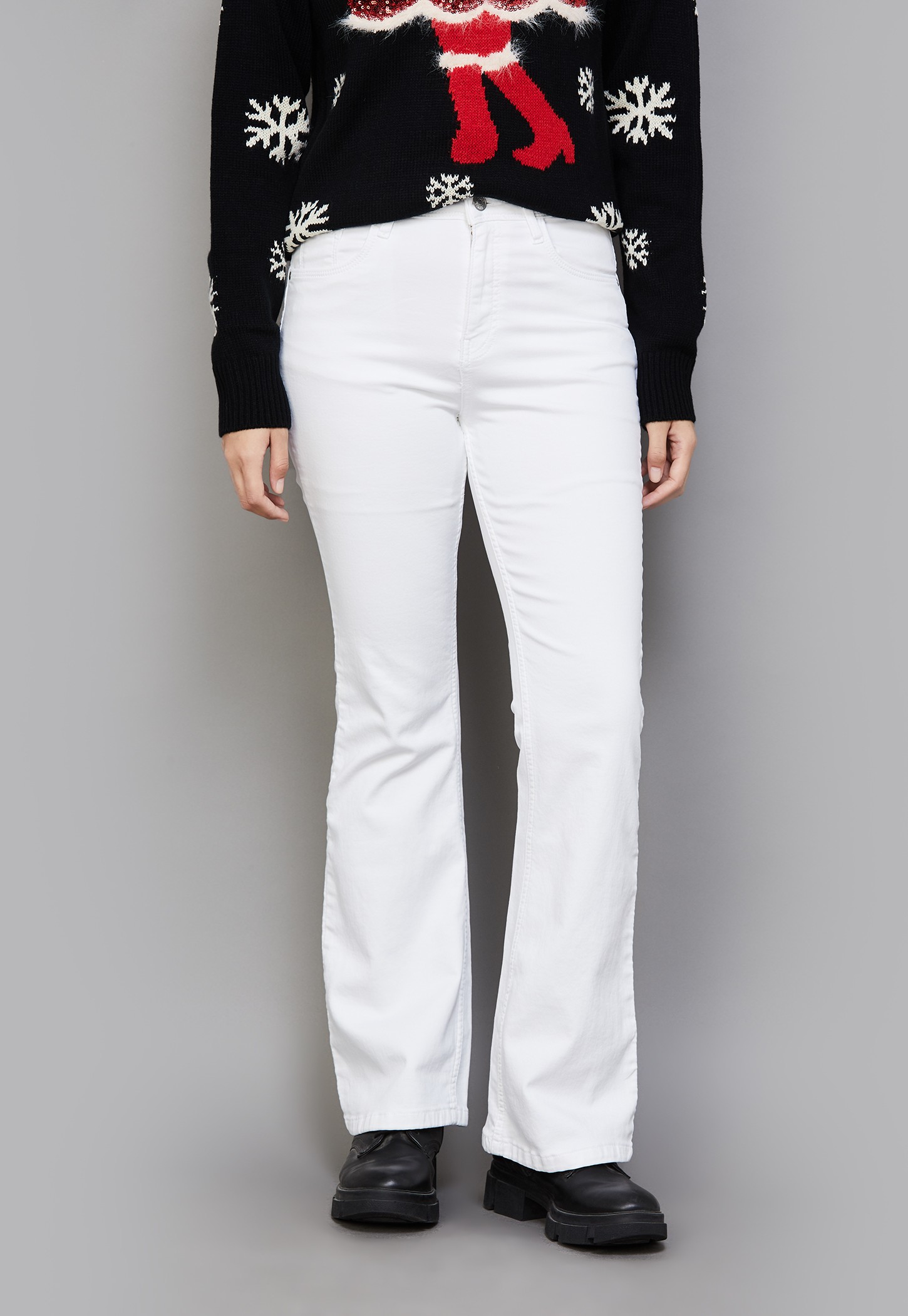 KRAUS Solid Flared Jeans-picture-14