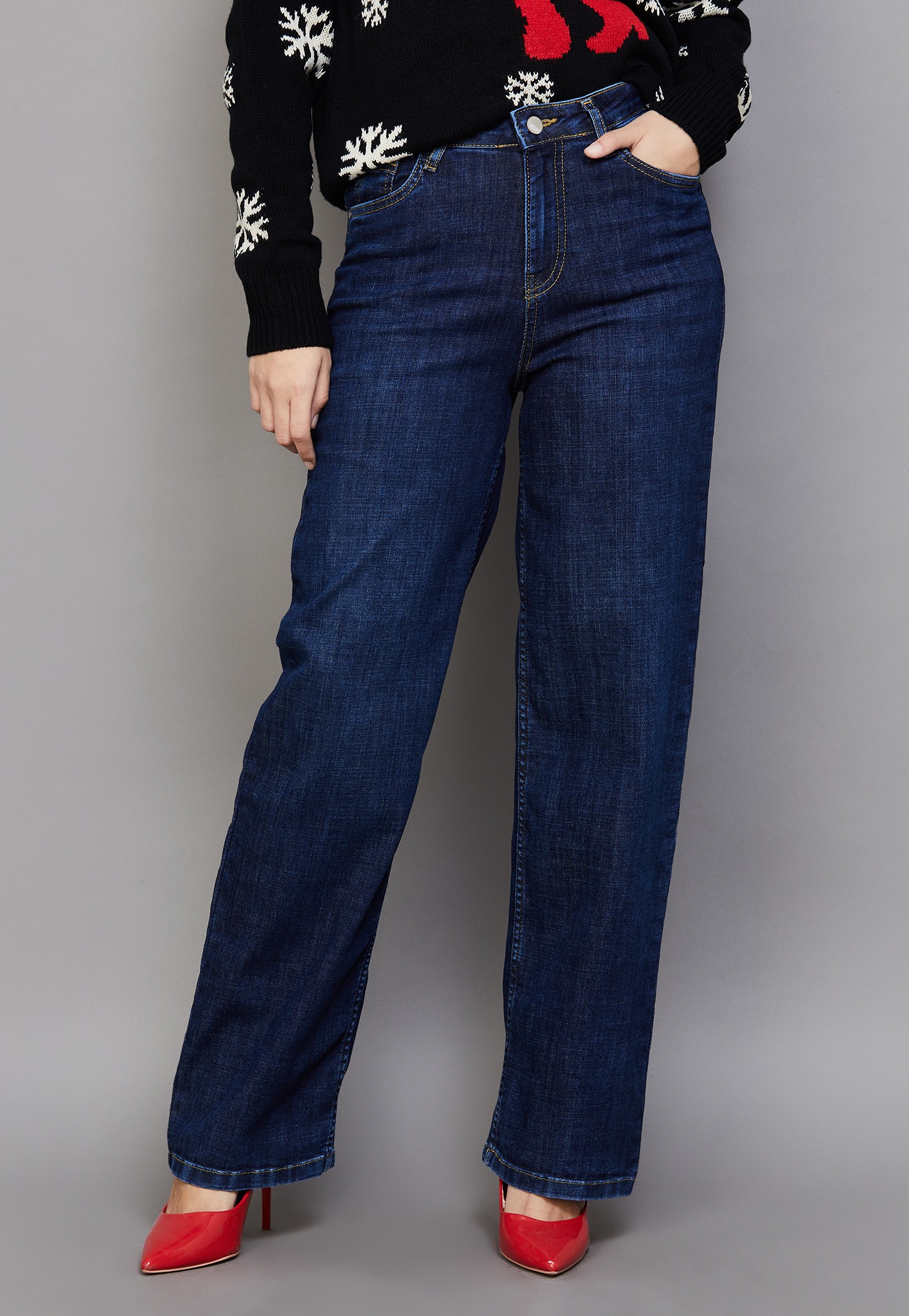 KRAUS Washed Wide Leg Jeans-picture-30